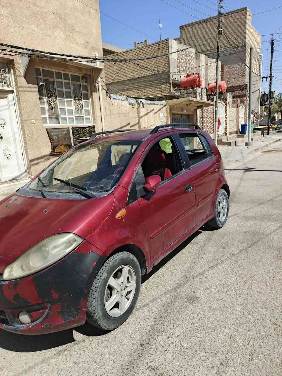 شيري اي ون للبيع سياره منروكه محرك كايم والكير بي خلل رقم كربلاء الماني تشتغل وتمشي وتوكف ابيع كوم حديد فقط مداور  ثاني يوم مدورسعرها 14 وبيها مجال مكا***********
