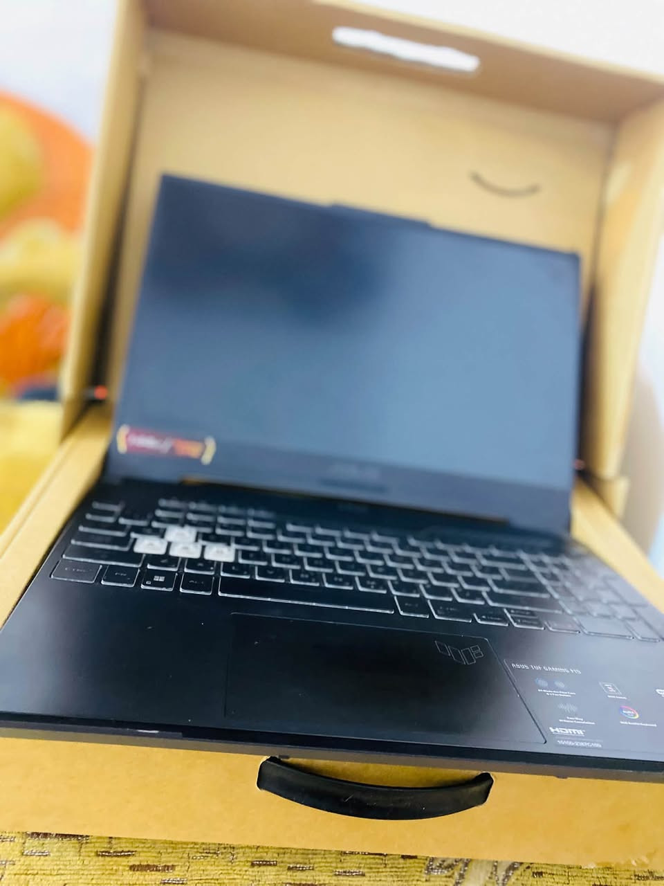 💻 للبيع: لابتوب قيمنق ASUS TUF Gaming F15 بحالة ممتازة جداً
المواصفات 🔥 :

• الموديل: ASUS TUF Gaming F15 (FX507ZC4)

• المعالج: Intel Core i5-12500H (الجيل الثاني عشر)

• كرت الشاشة: NVIDIA GeForce RTX 3050 (4GB)

• الذاكرة العشوائية (RAM): 16GB

• التخزين: 512GB SSD سريع جداً

• الشاشة: سلاسة عالية بتردد 144Hz مع خاصية Adaptive-Sync

• الملحقات 🔥 : 

الكرتون الأصلي مع كافة ملحقاته للشحن

و جوستك عدد ( 2 ) 

وماوس من شركة MSI نظيف جداً 

📌 حالة الجهاز 🔥 : 

نظيف جداً بنسبه 99% وأخو الجديد ، استخدام خفيف فقط للداسه للسادس مع لعبه فيفا وخالي من أي عيوب أو مشاكل 

السعر : 900 الف دينار عراقي 🔥

المكان : البصرة قضاء المدينة 

للتواصل  : ***********
