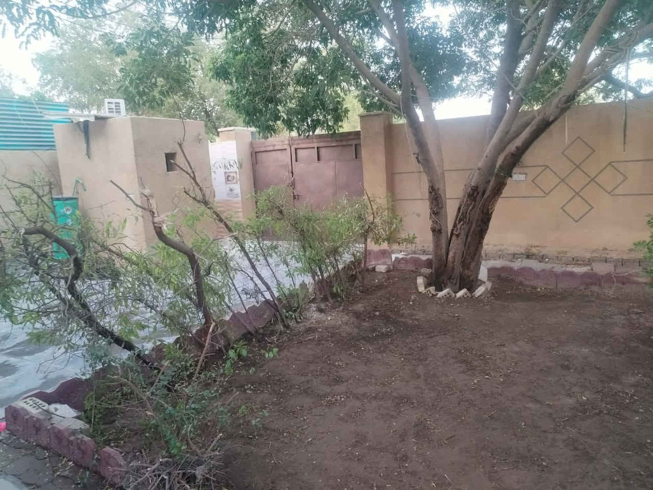 طابق أرضي • غرفتين • حديقة وكراج