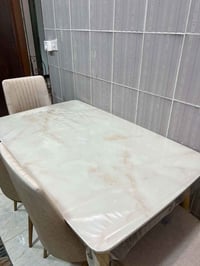 البيع ميز طعام اخو الجديد  4 كراسي  السعر 225 وبي مجال  الاستفسار الات...