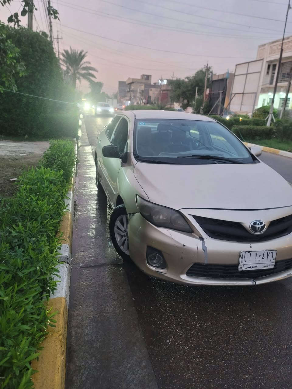 كورولا ٢٠٠٩ • وارد امريكي • حادث قطعة واحدة
