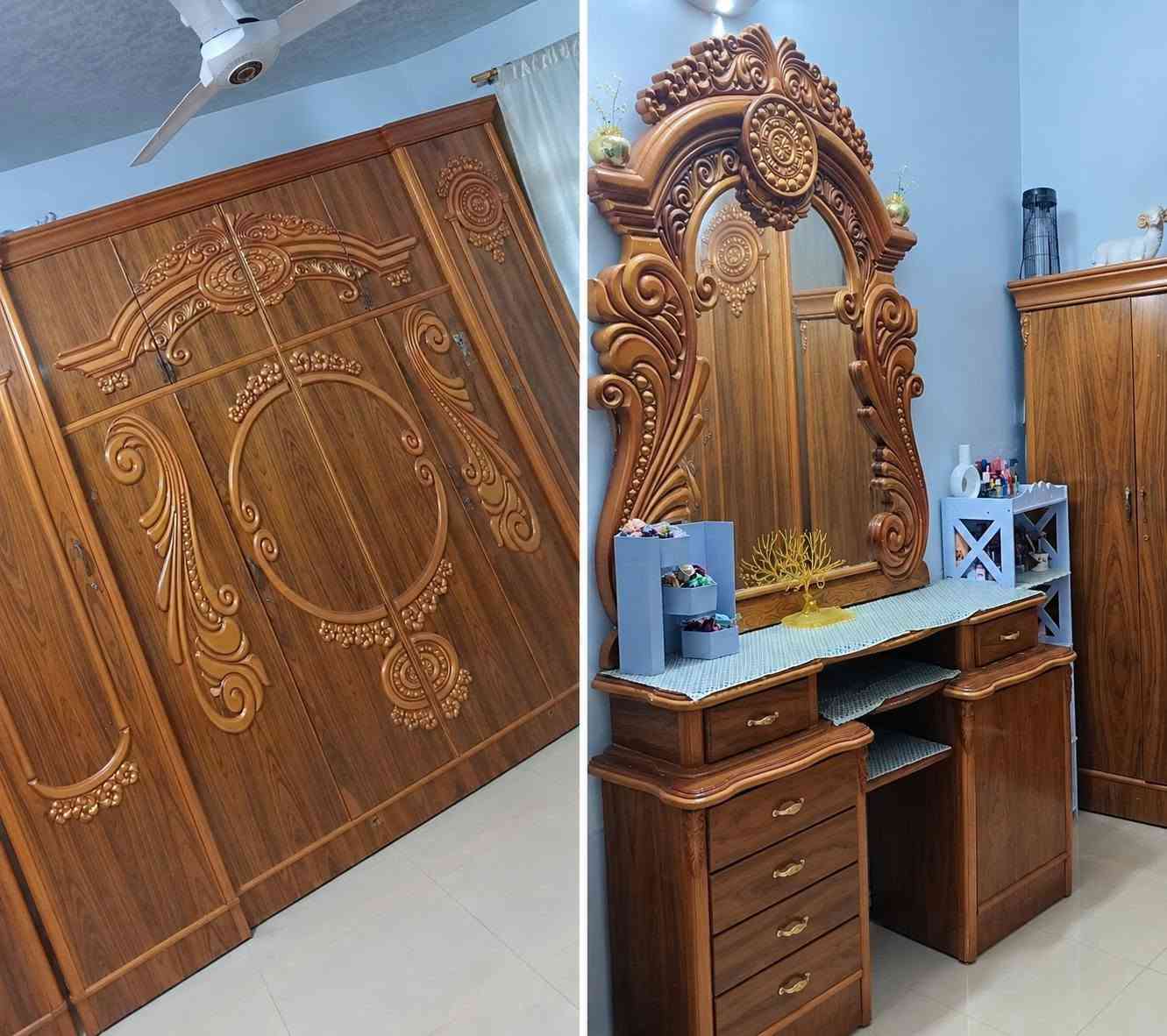 السلام عليكم غرفة نوم عراقية خشب، مستعملة ونظيفة جداً وبحالة ممتازة للبيع (بداعي التغيير ). الغرفة خشبها قوي ثكيله مو سوكيه  ]ملاحظة: الاستلام والنقل يكون وية الشراي المكان بلد الجاد.السعر والتفاصيل الباقية، يرجى الاتصال على الرقم أو المراسلة واتساب: [اكتبوا  هنا رجاء للشراي فقط***********
