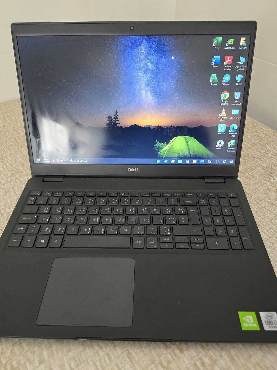 للبيع: لابتوب Dell Latitude 3510 نظيف جداً مع ملحقات كاملة
المعالج (CPU): Intel Core i7-10510U (الجيل العاشر)
​الذاكرة العشوائية (RAM): 8 جيجابايت
​التخزين: SSD بسعة 512 جيجابايت
​كارت الشاشة:
​NVIDIA GeForce MX230 (2GB VRAM)
​Intel UHD Graphics
النظام: Windows 10 Pro جاهز للعمل مع حزمة برامج Office مثبتة 
​🎁 الملحقات المرفقة :
​ماوس لاسلكي جديد ، ​فلاش ميموري بسعة 64GB ، ​مروحة تبريد مستعملة بحالة جيدة ، ​حقيبة لابتوب
​💵 السعر: 350$ 
للتواصل : ***********
