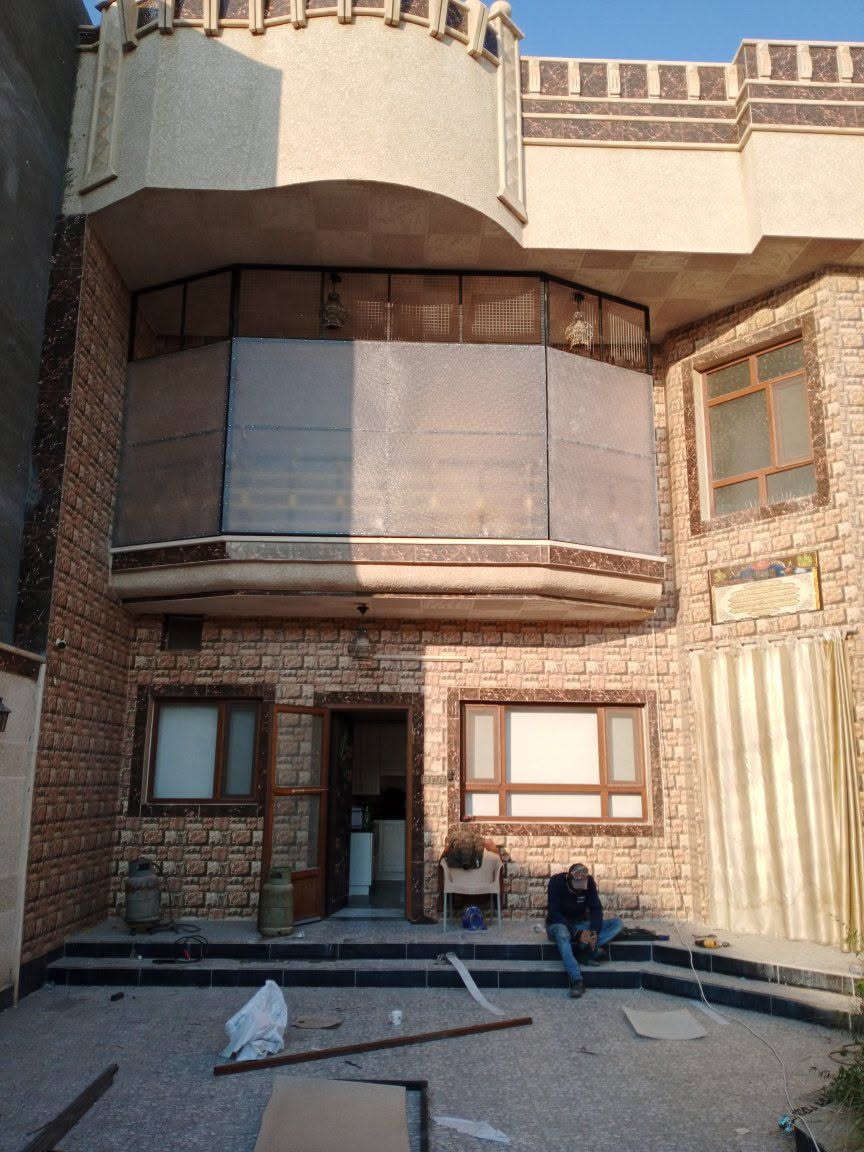 تغليف وعمل المناورة سكاي لايت  واشبيك لتخلص من الطيور

