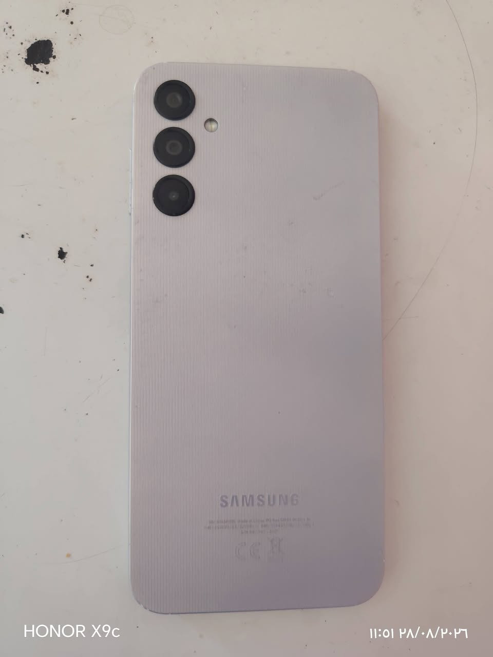 SAMSUNG Galaxy A14
ذاكراته: 64
 كامره فول فول
كلشي مابيه ما مفتوح مشروط من كلشي 
السعر 125الف 
التواصل واتساب فقط: ***********
