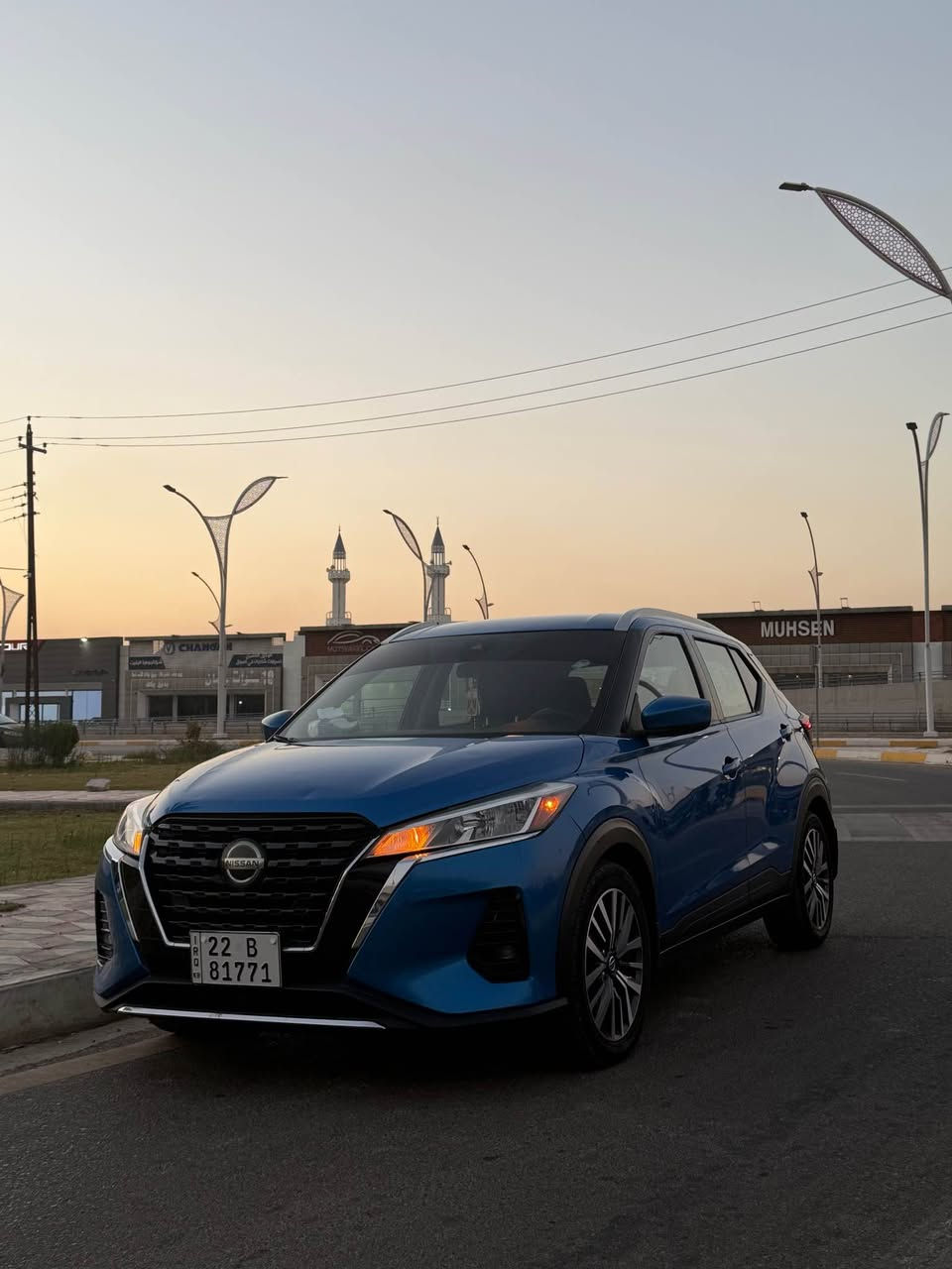 نيسان كيكس SV
موديل 2021
ماشي 71mi
بيها جامغ سكن معجون وبونيد بدون دواخل 
بيها بطاقه بانزين 
*********** كركوك, العراق
