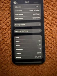 ايفون 13 برو ماكس 13Bro Max أيفون الذاكره 512 البطاريه 71 ما مفتوح نضا...