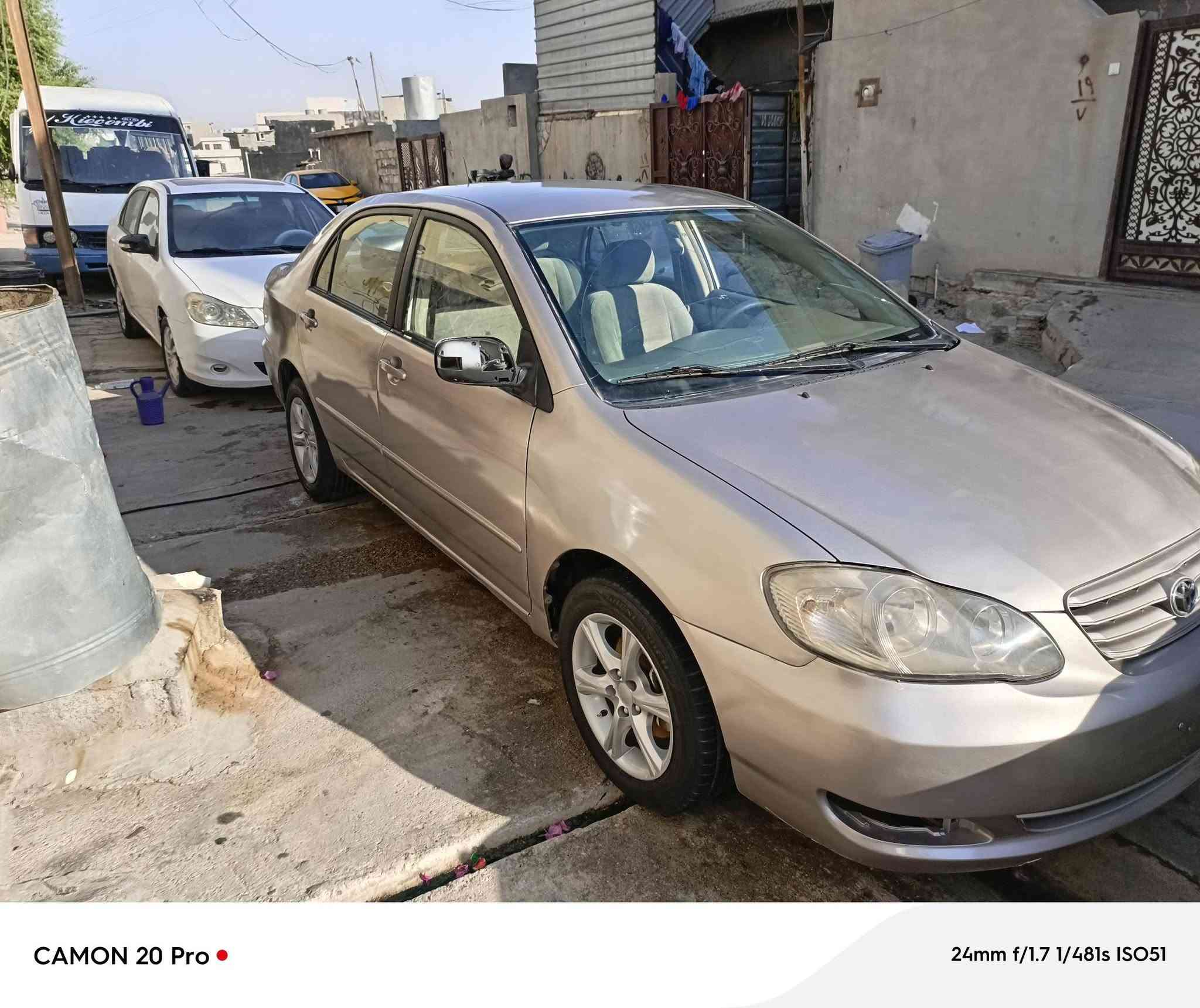 السلام عليكم كورلا نحله 2003 مال مزاد محرك كير خير من الله تبريد شغال صدر أمامي خلفي مضبوط السياره مصبوغة عام لجماليه اثر جراد بدون ضربه السياره بيه كتاب ترقيم ثاني يوم تروح تترقم السياره بغداد السعر 50 وبيه مجال للاستفسار الاتصال على الرقم‏‪***********

نص مكتوب في الصور:
- CAMON 20 Pro 24mm f/1.7 1/449s ISO52
- CAMON 20 Pro • 24mm f/1.7 1/687s ISO53
- CAMON 20 Pro 24mm f/1.7 1/517s ISO51
- CAMON 20 Pro 24mm f/1.7 1/982s ISO52
- CAMON 20 Pro • 24mm f/1.7 1/517s ISO51
- CAMON 20 Pro • 24mm f/1.7 1/481s ISO51