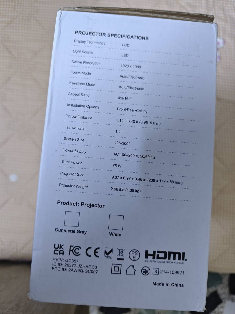 كوگاتا GC357 • ١٠٠٠ ANSI • نتفلكس يوتيوب