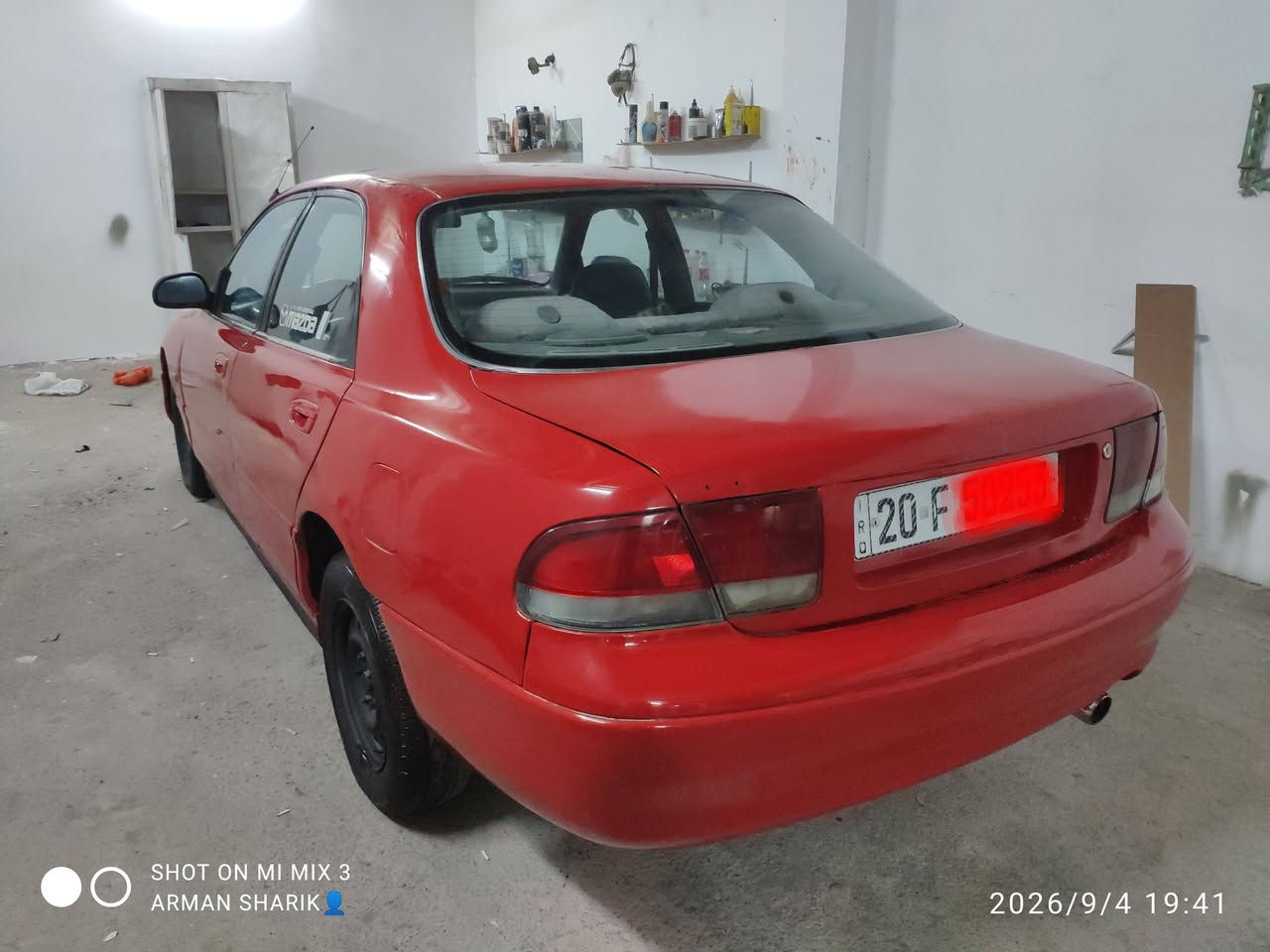 سلام عليكم 
للبيع 
مازدا 626 GLX 
 موديل 1993
گير عادى
محرک و گير شرط
تبريت شرط
كوبون بنزين 
تايرات جديده 
رقم جديد
صدر زين 
شرط تحويل و وكاله 
سياره خير من الله 
السعر 39 و بيها مجال ما اقفل سعر بتلفون تعال وتدلل 
***********
مكانى كركوك دروازه
