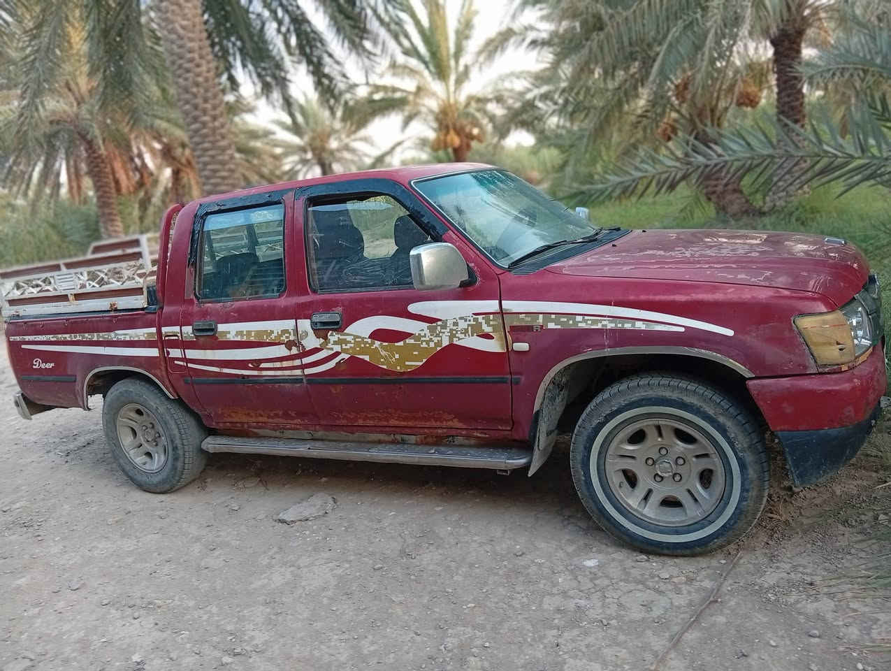 سلام عليكم بيكم دير موديل 2007 للبيع السياره مكفوله كير شاصي محرك مكفول السياره جاهزه  سياره مال جناي السعر 35وبيه مجال وترهم مراوس بيكم حسب القناعه العنوان السماوة  رقم نگليزي مميز***********
