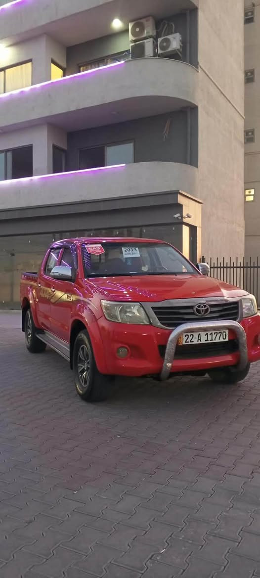 Toyota Hilux 2013

تويوتا هايلوكس ٢٠١٣ ئوتوماتيك 

وكالة خليجية شركة سيد نهرو

سعر 185بيةمجال 

مكينة ٤سلندر حجم ٢.٧لتر تنفس طبيعي

ماشية 200كيلومتر و بحالة ممتازة 

السيارة بدون صبغ و مكفولة جديدة بعد

بية ثلاث مكانات تعديل بارد BDR

السيارة كلش حلوة و نظيفة 

السيارة رقم أربيل الدولي سنوية جديدة

مكفولة من كير و محرك و كهربائيات

و ب سعر(185)ورقة و بيها مجال

مكان السيارةكركوك

*********** كركوك, العراق
