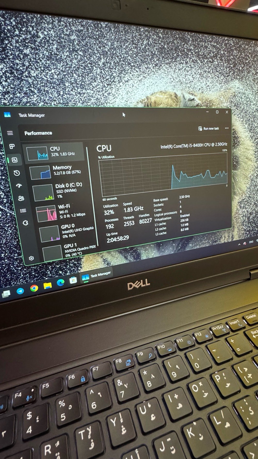 i5-8400H • Quadro P600 • 256GB SSD