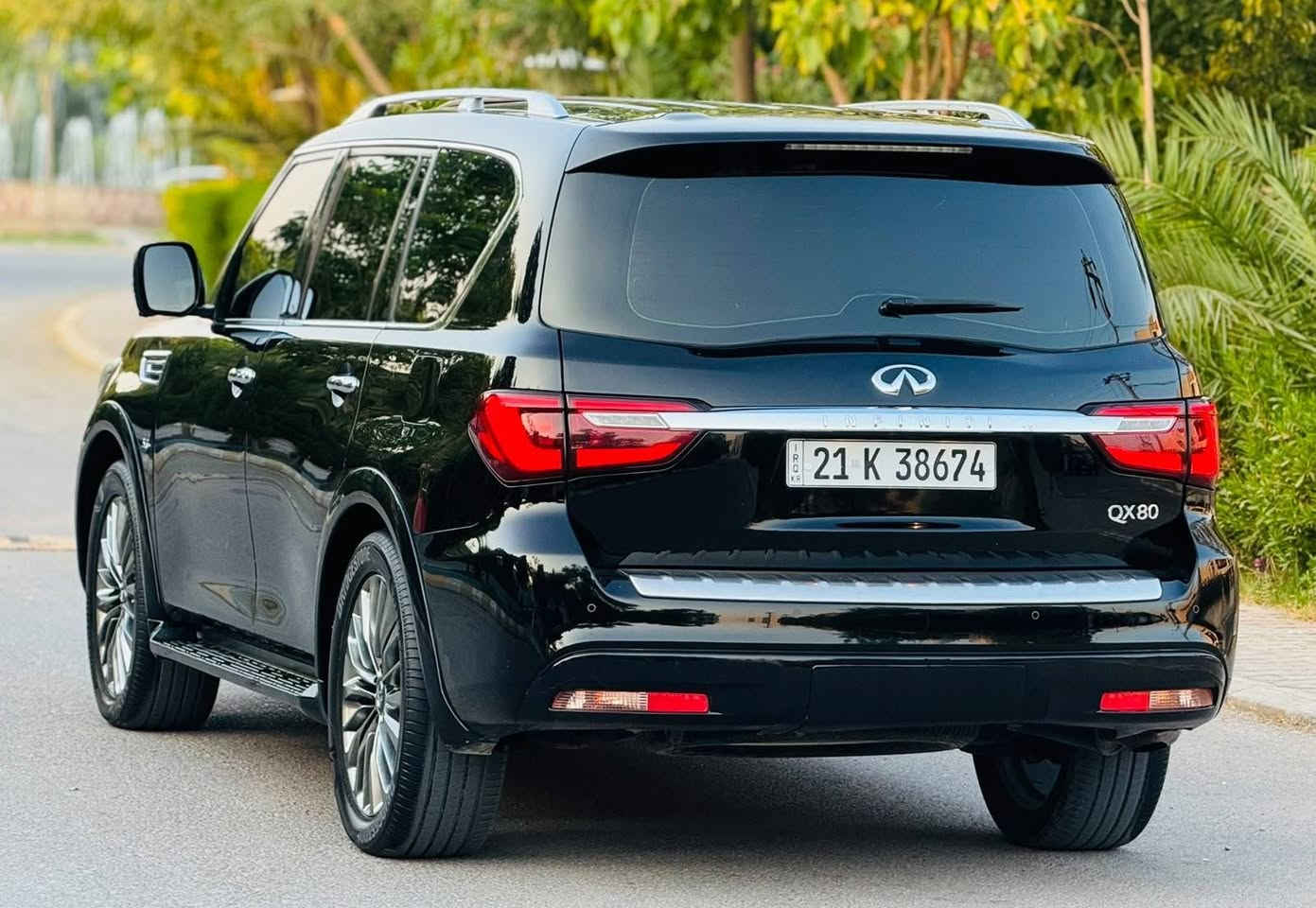 السلام عليكم
انڤنتي QX 80  للبيع
 #السعر305
#للاستفسار***********
#كلين 
 خليجي VIP 
المحرك :V8
الون:اسود
موديل:2019
ماشيه :KM143
الموصفات 
سقف اسلايت
شاشه جبير
رادارامامي
رادارخلفي
رادار جانبي
مثبت سرعه
تحديد مسار
نظام ECO
بصمه ابواب
كشنات جلد                             
كشنات تدفئه
كشنات تبريد
كشنات منفصل
3  قطع تبريد
تشغيل عن بعد
بصمات عدد 2
5 وضعيات كامره
حساس امامي خلفي 
تخم تايرات جديد
كفاله من صبغ تبديل
بيه كتاب جام تضليل
رقم سليمانيه جديد
شرط تحويل غرامه
مكانه ديالى خانقين
