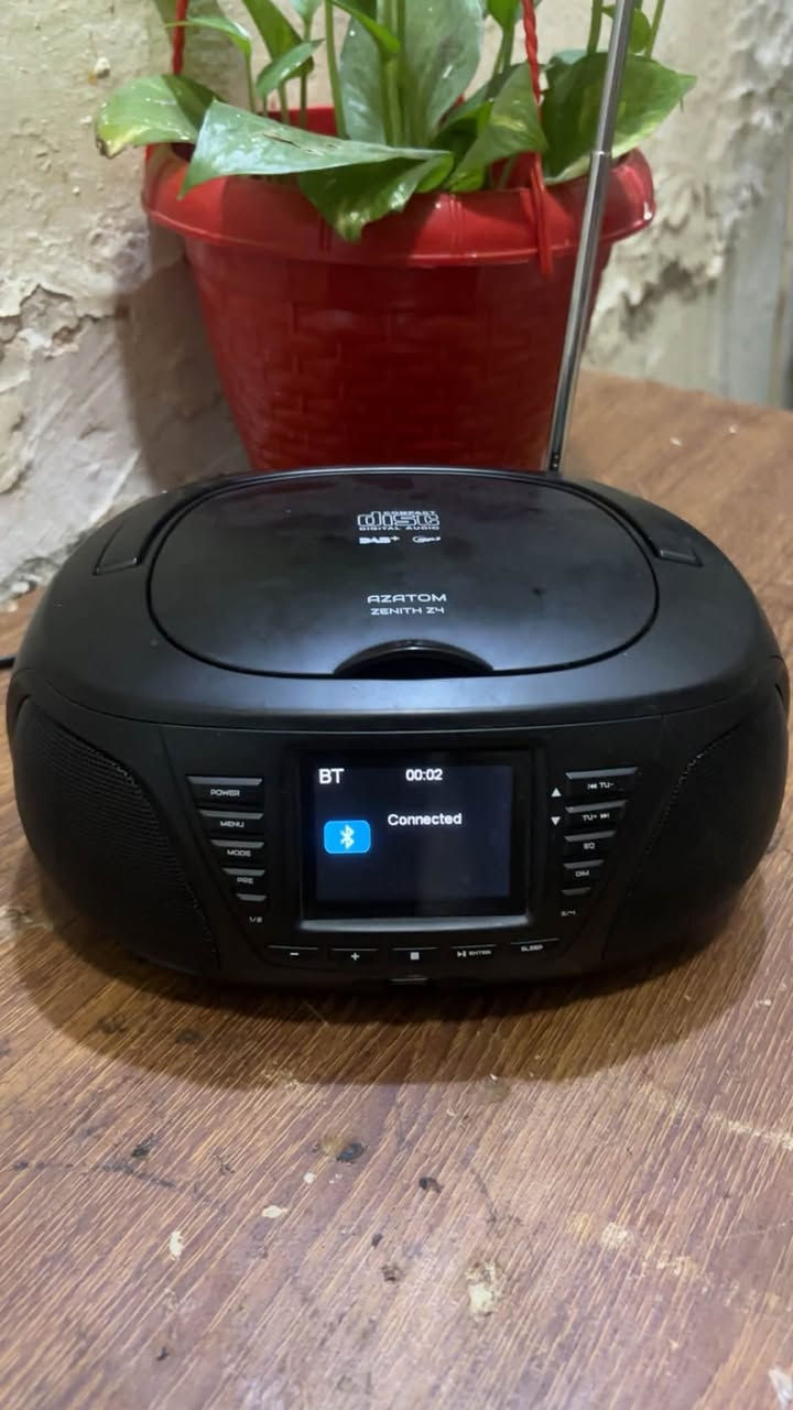مسجل AZATOM ZENITH Z4 • بلوتوث • مشغل CD