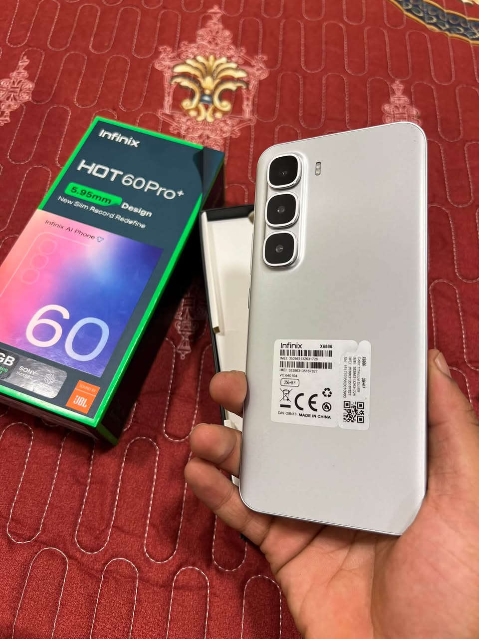انفنكس هوت 60 برو • ٢٥٦/٨ • جديد