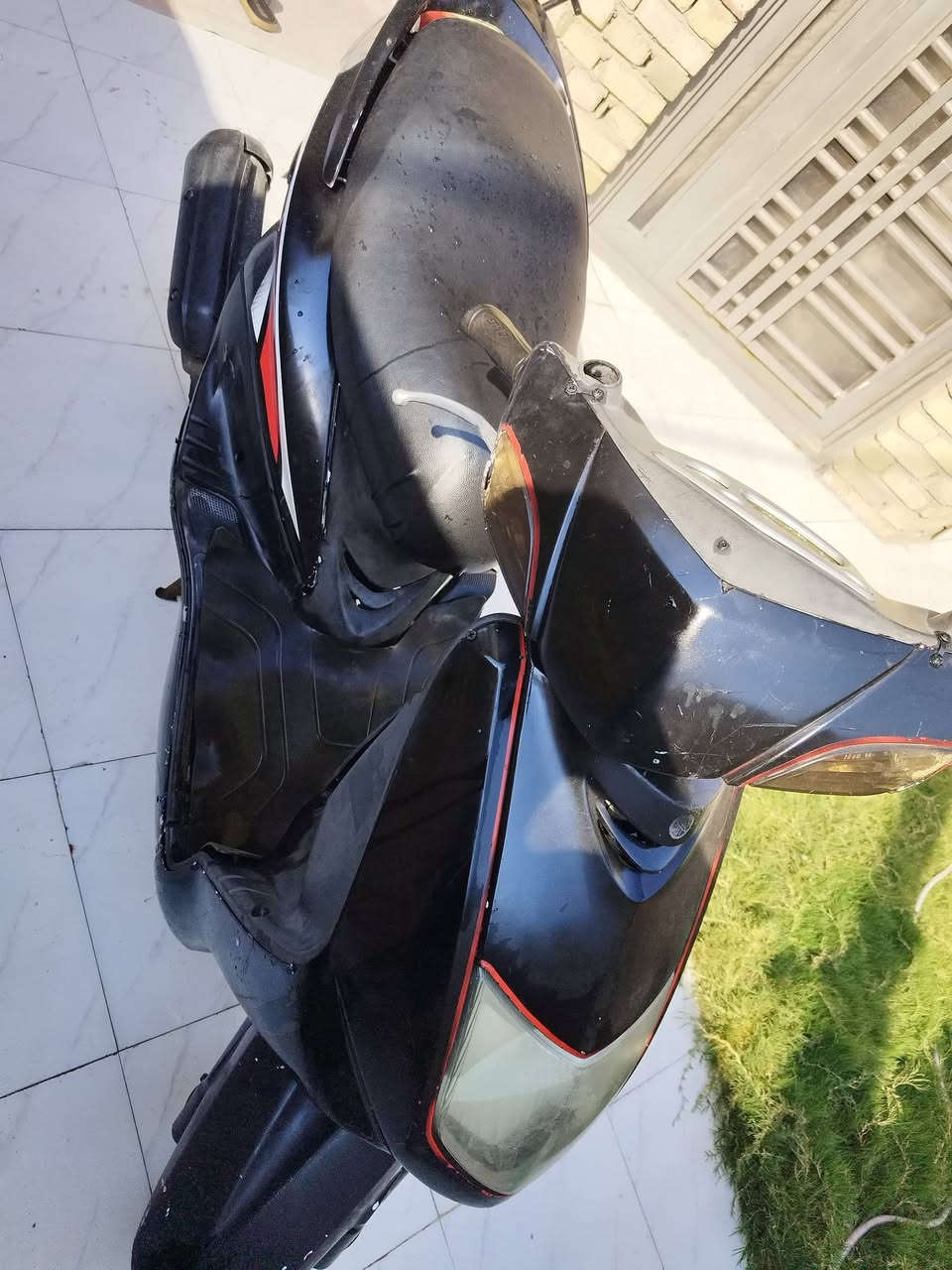 دراجه سكنس نثيه شويه اضرار فقط بالكفرات كهربائيات اشاير سلف هندر كله شغال دبللت امامي خلفي جدد بريكات يالمكان يعني اذا حاب تبدل فقط كفرات  ترجع جديده  
دراجه ياباني 
السعر ٦٠٠ الف 
مكاني كربلاء طويريج حي ابو جوعانه

لتواصل / ***********
