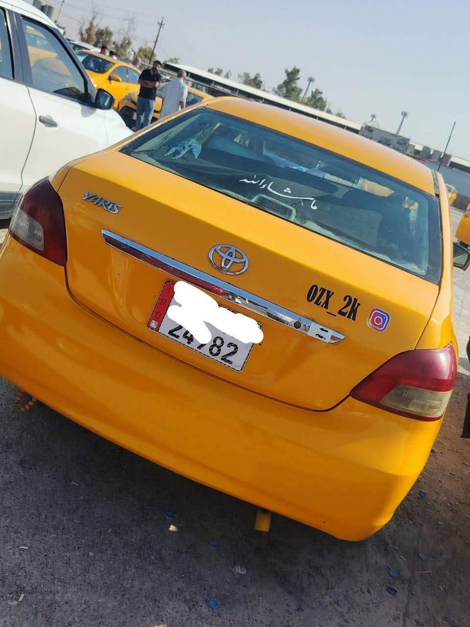 سلام عليكم لبيع او مراوس بكورلا وانطي فرق  يارس 2009 رقم ديالى  مشروع وطني
بسمي. بطاقت بنزين بيهه 
ضرهه بجم 
وصل لدخل وبراس الشاصي شويه وجملغ الوره شويه

 خليجي مصبوغه صبغ عام
كير محرك بل شرط
تخم تايرات جديد 💯
 سياره نضيفه كل عيب مابيهه
شاشه شدلهه تبريد مابيه

محرك 16 لصرف وله بخار شرط هذه رقمي ***********
