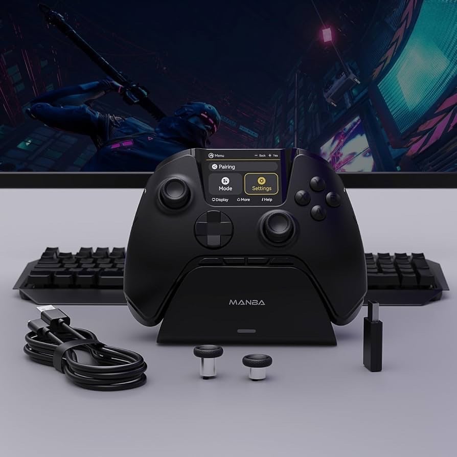 🎮🔥 Manba One – يد تحكم احترافية بشاشة ملونة تفاعلية 🕹️

ارتقِ بتجربة اللعب مع Manba One، يد تحكم مميزة تجمع بين الأداء القوي والتصميم العصري. ⚡

🌟 أبرز المميزات:
🔹 شاشة ملونة تفاعلية مدمجة للتحكم بالإعدادات 🎨
🔹 عصي تحكم بتقنية Hall Effect لمقاومة الـDrift 🎯
🔹 إضاءة RGB محيطية ✨
🔹 بطارية مدمجة للاستخدام الطويل 🔋
🔹 تأتي مع قاعدة شحن مميزة ⚡
🔹 متوافقة مع PC / Steam / Nintendo Switch / iOS / Android 📱💻
🔹 إمكانية تغيير الإعدادات وأنماط التشغيل مباشرة من الشاشة

💥 شاشة تفاعلية + Hall Effect + RGB = تجربة Gaming مختلفة!

📲 للطلب والاستفسار عبر واتساب:
***********

🚚 توصيل إلى كافة محافظات العراق 🇮🇶