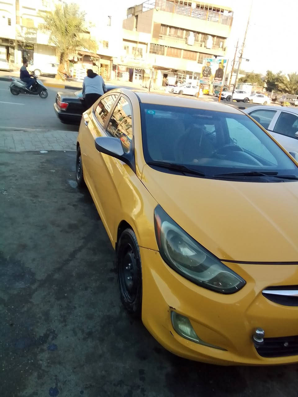 السلام عليكم اكسنتت للبيع 2014 وارد امريكي حادثه جاملغ الامامي والعراق تعمير بلباب الامامي ليبل واحد عدا الجاملغ ماشية 91 المكان بغداد الشعب شارع الصحة السعر 77الهاتف ***********
