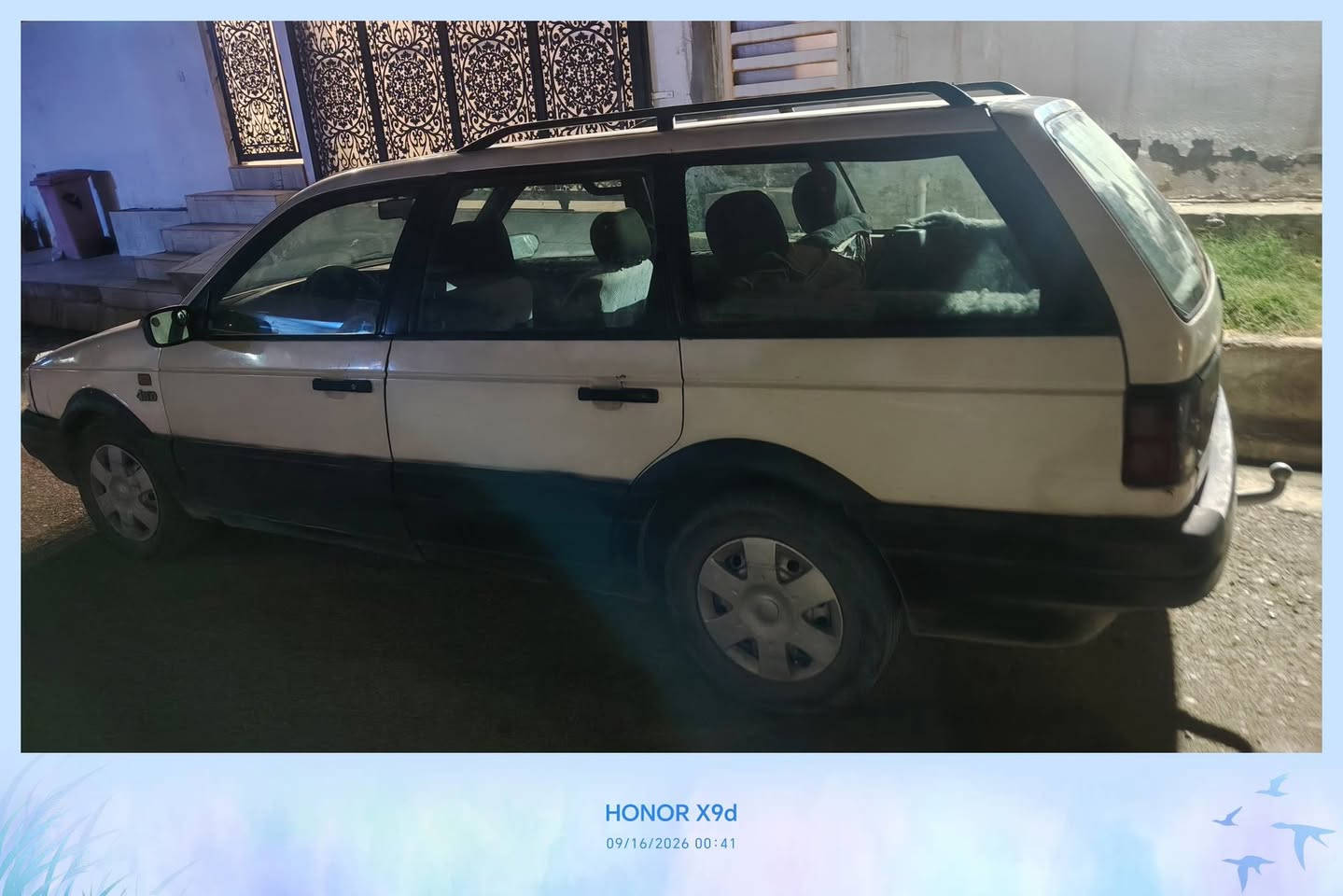 کوردی&عربی
سيارة باسات ستيشن موديل 1991
💰 السعر: 18 ورقة
📞 رقم الهاتف: *********** 
سەیارەی پاسات ستەیشن مۆدێل 1991
سعر 18وەرەقە
ڕەقەم:***********

نص مكتوب في الصور:
- HONOR X9d 09/16/2026 00:41