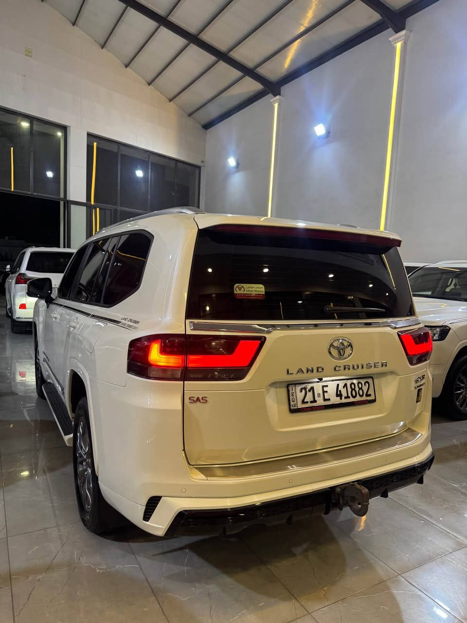 TOYOTA

LAND   CRUISER

2024

GXR

3 SCREEN 

FULL   OPTION 

SAS

V6

4.0L
  

………………………………………………………………………….

 
تویوتا      لاندکروزەر

2024    سپی

6 پستن

مەکینە

4.0L

…………………………………………………………………………

جی   اکس   ار

   
3   شاشە

بێ   تۆربۆ

………………………………………………………………………….

وارد    عێراق

شەریکە   ساز

ضمان

………………………………………………………………………….

مواسفات

کوشن    جلد

کوشن   کارەبایی

شوێن    مۆبایل     شەحن  کەرەوە

کامێرای   دواوە

کامێرای  پێشەوە

ئاوێنە   کامێرا

سندوق   کارەبایی 

حەساس

ساردکەرەوەی   کوشن

3 شاشە     

لایت    زینۆن

لایت    لید
 

دیاریکردنی   خێرایی

شغال

8  ایرباگ

………………………………………………………………………….

 

58        هەزار        رۆیە

 
………………………………………………………………………….  

  

رەقەم  و   سەنەوی   نوێیە

بەناوی    خۆمانە
 

………………………………………………………………………….

شوێن            هەولێر
 

معرض           جوهر

………………………………………………………………………….

650                           وەرەقە أربيل, العراق
