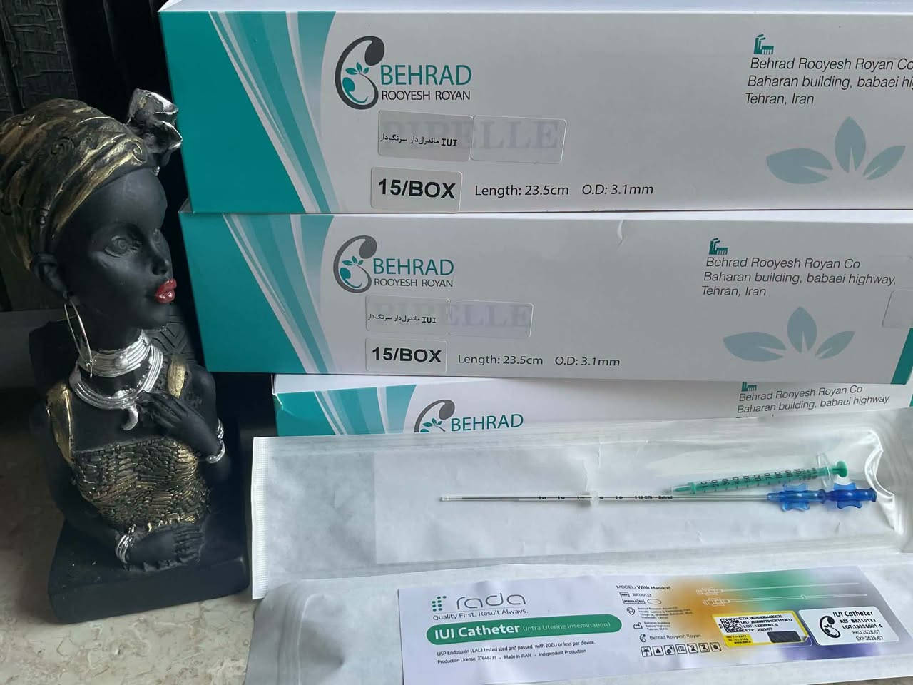 الدقة والنعومة في أداة واحدة.. قسطره Iui  catheter لعمليات تلقيح ناجحة وآمنة! 🩺إلى أطباء  والعياده النسائيه ومراكز نسائيه  تقدم لكم شركة بهراد رويش رويان قسطرة Rada IUI المزودة بـ (Mandrel) لضمان أعلى مستويات الكفاءة والراحة.✨ لماذا قسطرة Rada IUI هي اختيارك الأفضل؟📍 مرونة كاملة وتحكم عالي: وجود سلك التوجيه (Mandrel) الداخلي يساعدك على تخطي عنق الرحم الصعب والمنحني بسلاسة تامة.🕊️ إجراء بدون ألم: رأس القسطرة مستدير وناعم جداً، لحماية أنسجة الرحم ومنع حدوث أي تقلصات للمريضة.📐 قياسات عالمية معتمدة: بطول 23.5 سم وقطر خارجي 3.1 مم، وهو الحجم المثالي لراحة المريضة ودقة الحقن.🛡️ أمان حيوي 100%: منتج معقم بالكامل ومصنوع من خامات آمنة .📦 التعبئة: العلبة تحتوي على 15 قطعة، كل قطعة مغلفة ومعقمة بشكل فردي:📩 أرسل لنا رسالة مباشرة عبر الصفحة.📱 أو تواصل عبر واتساب ***********
