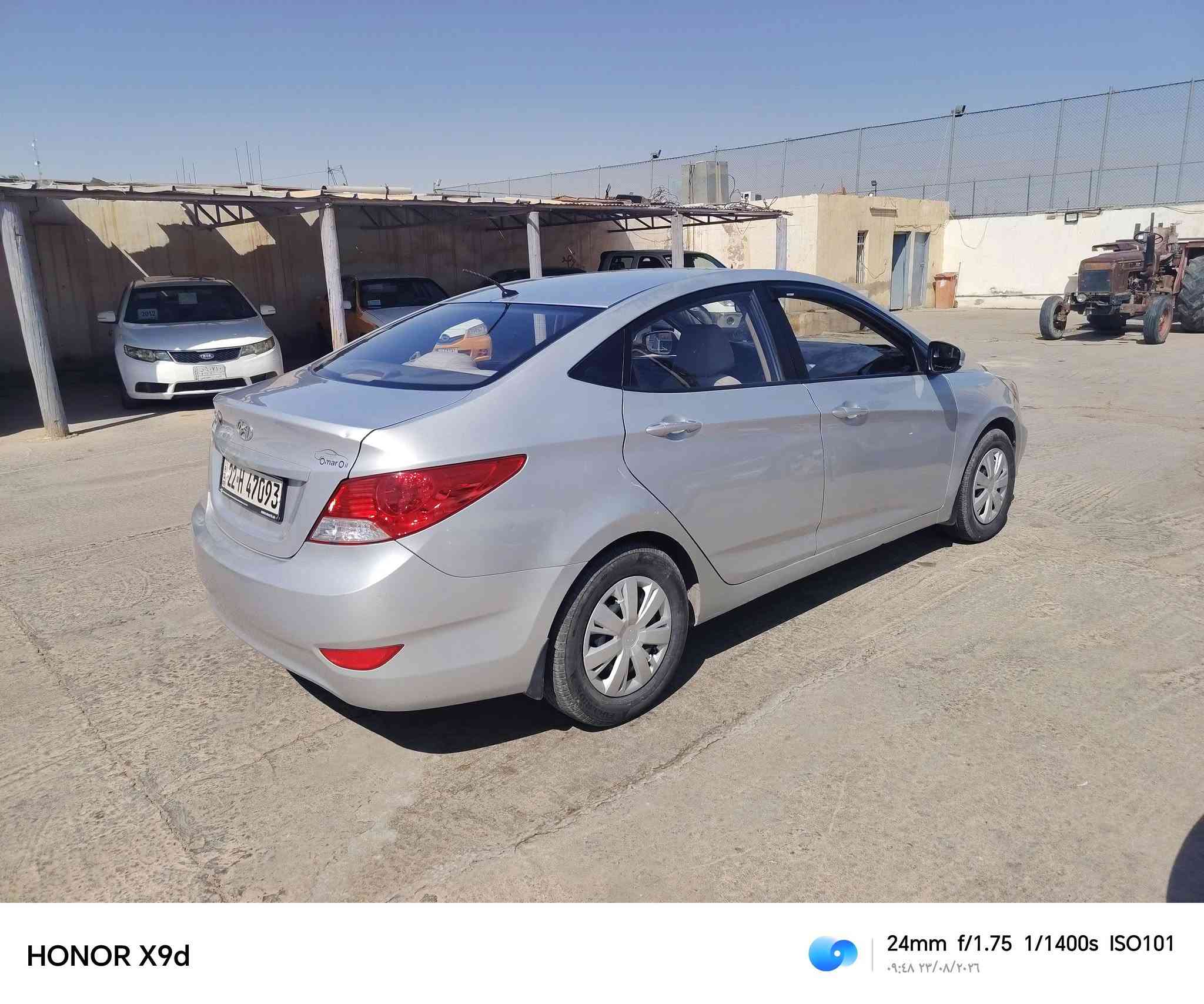 للبيع اكسنت موديل ٢٠١٧ خليجي رقم شمالي بيه صبغ باب وجاملغ خلفي صفحة الراكب محرك وكير جيد جداً السعر ٨٨ ورقة وبيه مجال بسيط للاستفسار 
***********
***********
