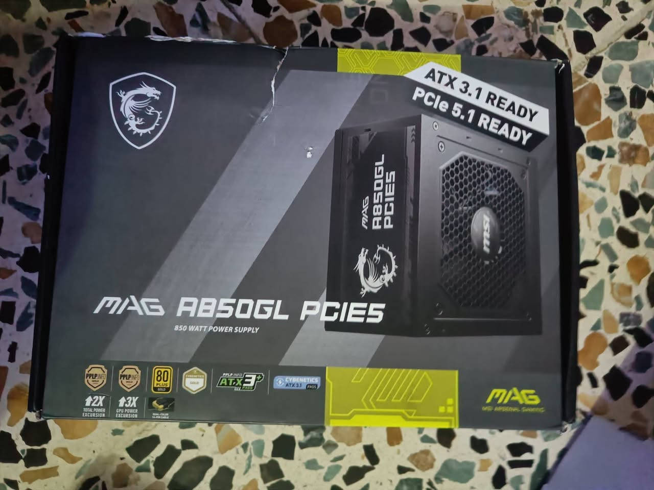 MSI MAG A850GL • PCIe 5.1 • مستخدم