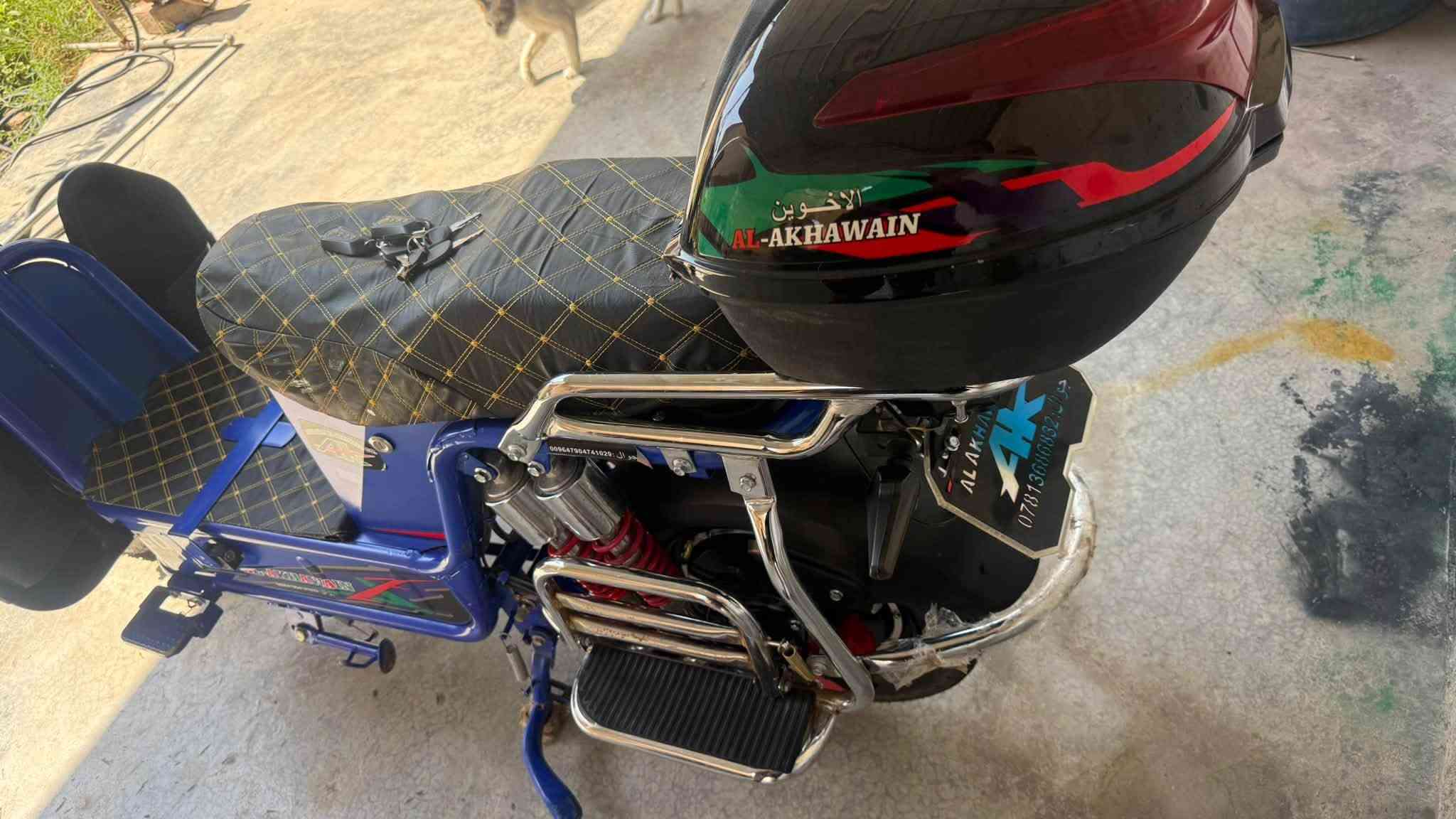 سلام عليكم دراجه شحن جبلي نوع ألاخوين بطاريات جديده على الفحص 6 بطاريات على الفحص موديل 25 شكل 26 ٣ انضمه تشغيل سويج بصمه أصبع بصمه ريموند نضافه كدام عينك دراجه حيل جديده مستخدم قليل السعر ٦٢٥ بيه مجال لشراي وتساب ‭***********‬ مكاني رمادي
