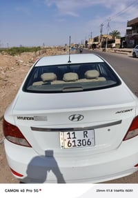 اكسنت 2013 مكينة 1600 السيارة خليجي مكفول  07710931794 السعر 98