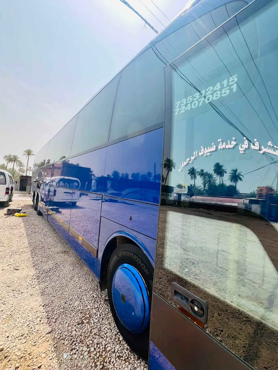 سلام عليكم باص للبيع جاهزه من كلشي تبريد جديد 60 نفر مكان السيارة كربلاء للاستفسار ***********
