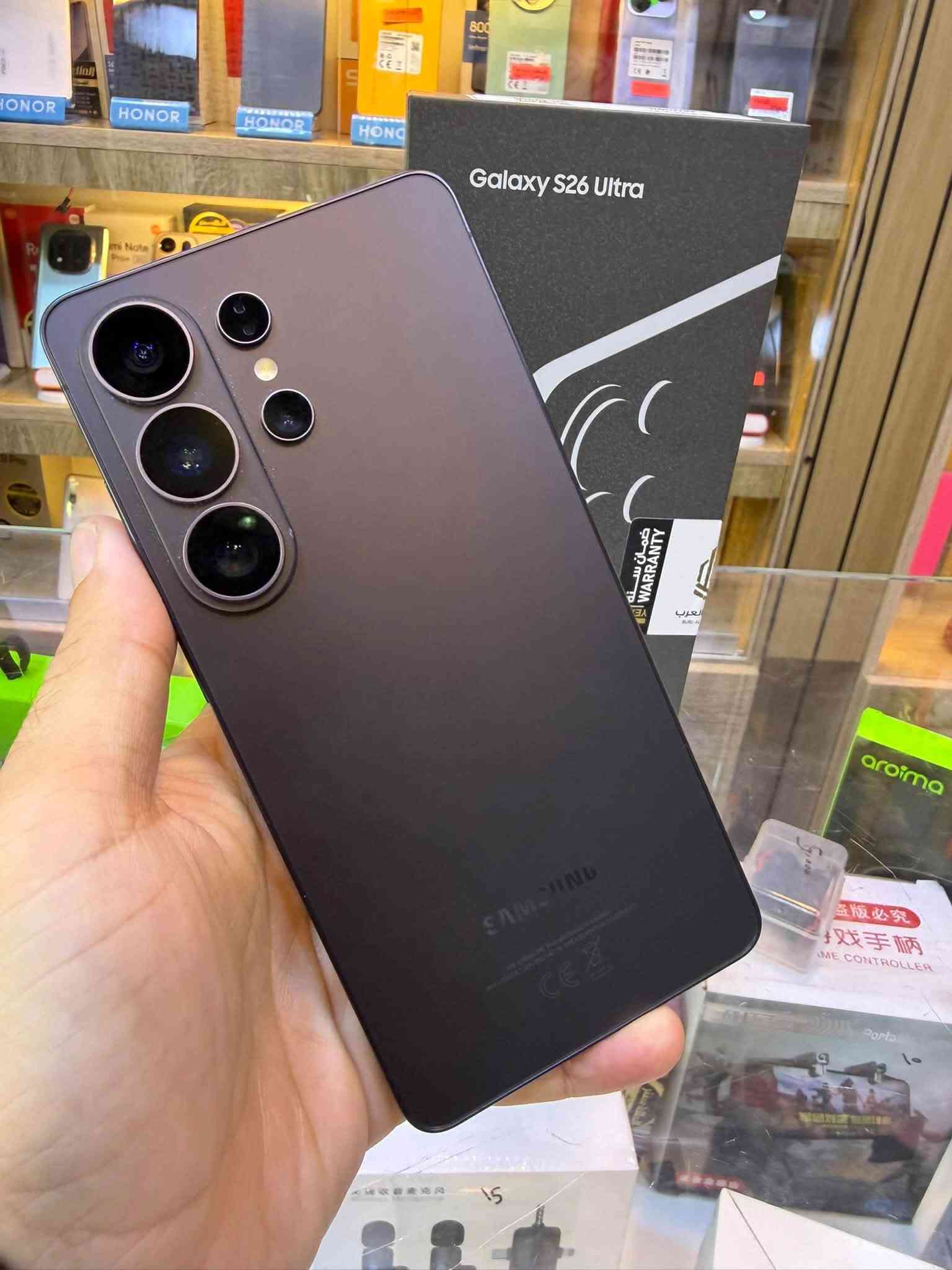 🔥 عرض مميز من الملك سنتر!
📱 Samsung Galaxy S26 Ultra

💾 الذاكرة: 256GB

✨ استخدام قليل جداً – نظافة ممتازة

📦 ملحقات كاملة

🎁 هدايا مجانية بقيمة 40,000 دينار:

* شاحن أصلي 45 واط ⚡
* لاصق حماية للشاشة
* حافظة للهاتف
* عدسات حماية للكاميرات

السعر 1275،000/ اسعار ثابتة

📞 للتواصل: ***********
