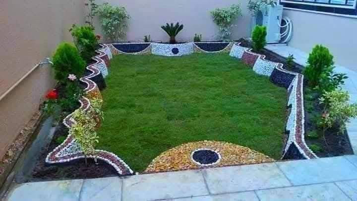 تصميم وترتيب ديكورات الحدائق المنزليه وبناء النافورات للتواصل ***********
