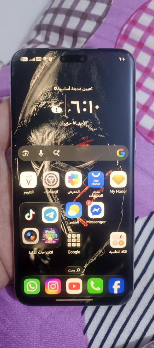للبيع هونر ماجيك 7 برو (HONOR Magic 7 Pro)اللون: [رمادي ضوء القمر أجمل لون ]الذاكرة: 512 جيجابايتالرام: 12+12 جيجابايتالحالة: نظيف جداً بحالة الجديد (بدون أي شخط أو ضربة، مكفول من الفحص)الملحقات: كاملة (الكرتون/الباكيت + الشاحن الأصلي)، شحن سريع 100 واط، وبطارية خارقةالسعر: [ا٨٥٠ ] ألف دينار (قابل للتفاوض البسيط / )المكان: [: العمارة / مغربه ]الرقم أو التواصل: [*********** أو مراسلة الخاص]ملاحظة: الشراي يراسلني، وما عجبك السعر اعبر المنشور فضلآ عمارة, ميسان
