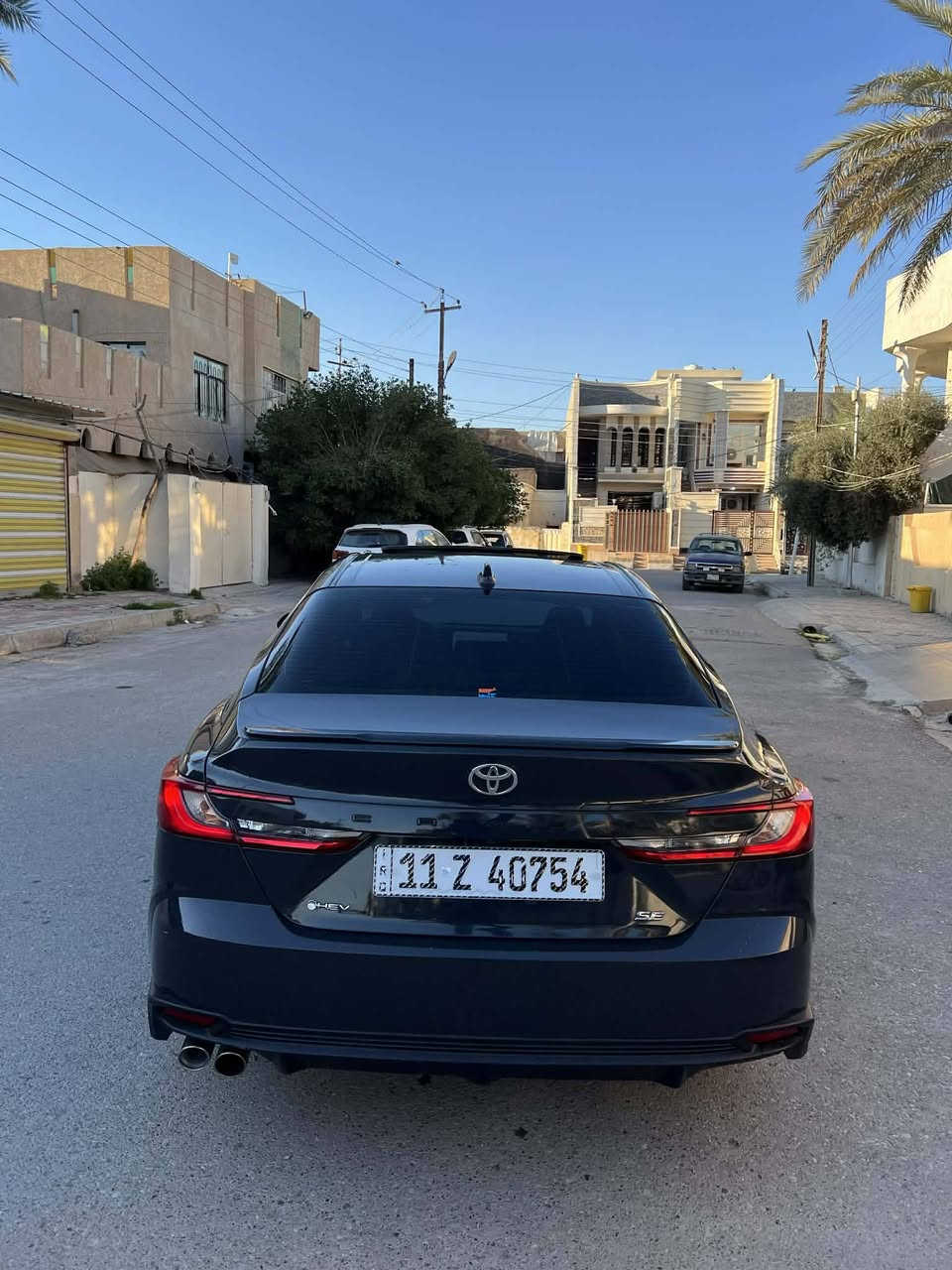 السلام عليكم Camry se plus 2025
السيارة  للبيع لون اسمنتي فول مواصفات فتحة شاشة جبيرة فول للاخير ماشية ٢٠ ميل رقم بغداد باسمي السعر 2025 قطعة بنيد فقط 
 السعر 205 وبيها مجال مكاني ديالى بعقوبة ***********

