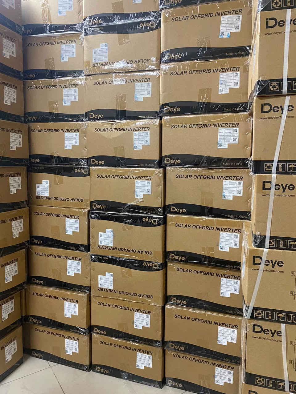 كميات كبيره وبدعم مستمر لجميع المكاتب 

واكيد بضمان حقيقي لانفيرترات ديا 6,6kw off gride 

ضمان خمس سنوات سيرفس deye 

مستعدون لتجهيز المكاتب والشركات واصحاب المفرد 

موقعنا :

بغداد  _ شارع الصناعه  _ قرب الجامعه التكنلوجيه 

للاستفسار والتواصل :

***********
