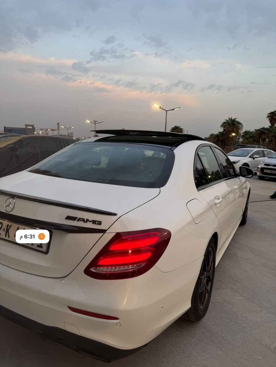 مارسدس  E200  AMG 2017

خليجي كفاله عامه

4 سلندر 2000 تيربو 

ماشية 73ميل   

كشنات تدفئة وتبريد 

بصمة تشغيل 

العداد الكتروني شاشة متصلة 

دبل ماوس

كاميرات عدد 5 

رادار مانع تصادم امامي 

حساسات أمامية خلفية 

انارة ترحيب مري 

حزمة الوان داخلية مميزة 

كشنات كهربائي 

كشنات تدفئة 

لايت LED زينون 

4 انظمة قيادة 

سستم سماعات 

نظام اوتو ستوب 

وبيها بعد مواصفات اخرى

تدفئة مرايا جانبية 

جنطة كهرباء  

بانوراما 

‎5 وضعيات قيادة 

شفتات ستيرن 

داتا شو 

فووول مواصفات اعلى مواصفات بالمارسيدس 

سياره خليجي كفاله عامه بدون صبغ  بدون صبغ 

***********

 

هزه وسنويه جديده قبل سبوع كملتها يعني تحويل ثاني بدون ميحتاج هزه

بغداد الغدير او زيونه

 السعر 240 وبيها مجال وماكو هيج سعر بالنسبه نضافتها وكلين ووفول ومواصفات بغداد, العراق

نص مكتوب في الصور:
- 6:31 م