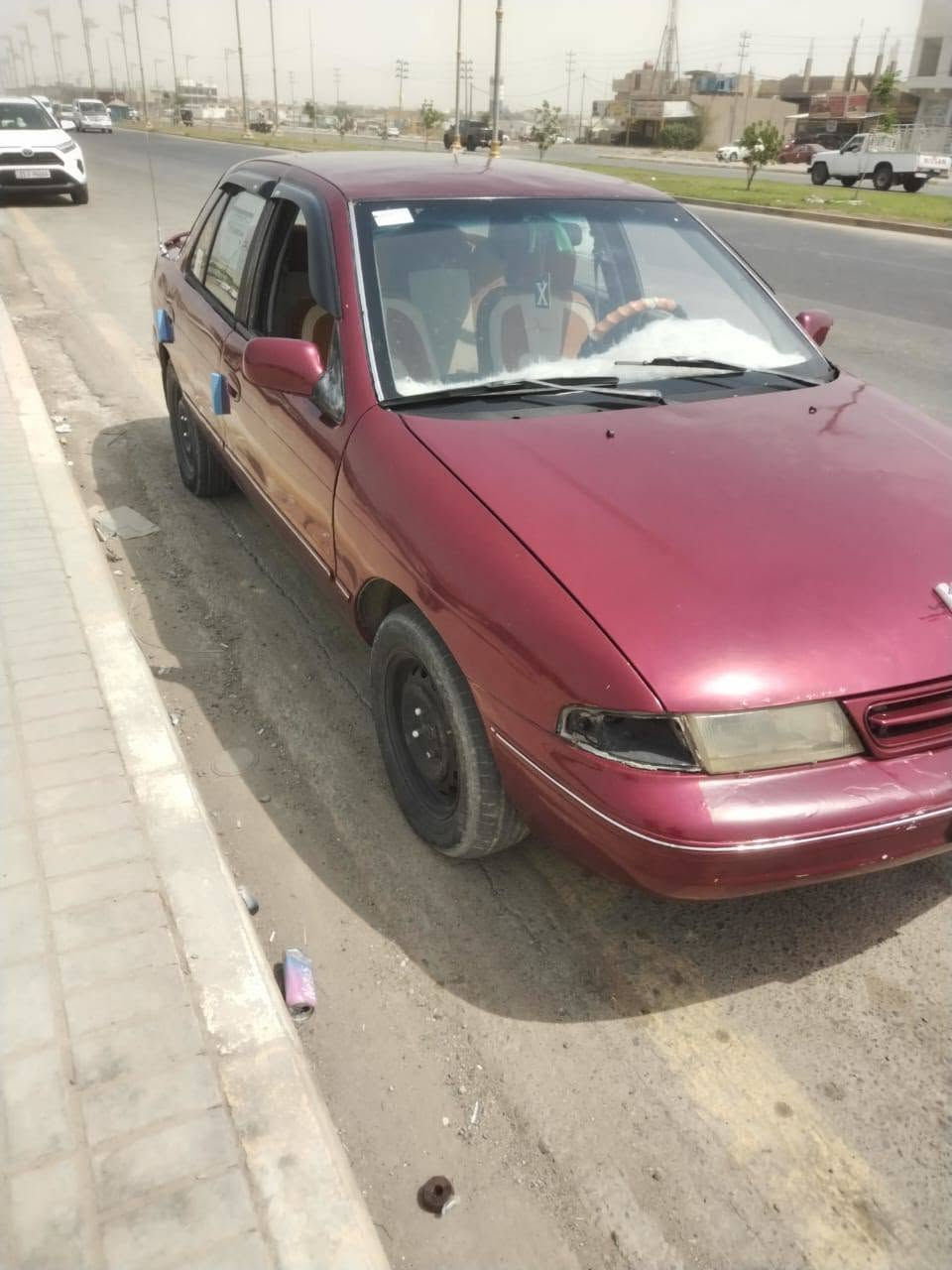 للبيع كيا سيفيا موديل 1993 محرك و كير خير من الله مكاني قرب جسر الصويرة سعر 33 و بيها مجال رقم بغداد ***********
