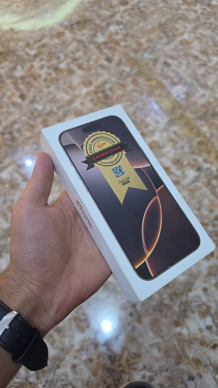 آيفون ١٦ برو ماكس • ٢٥٦ • بطارية ٩١