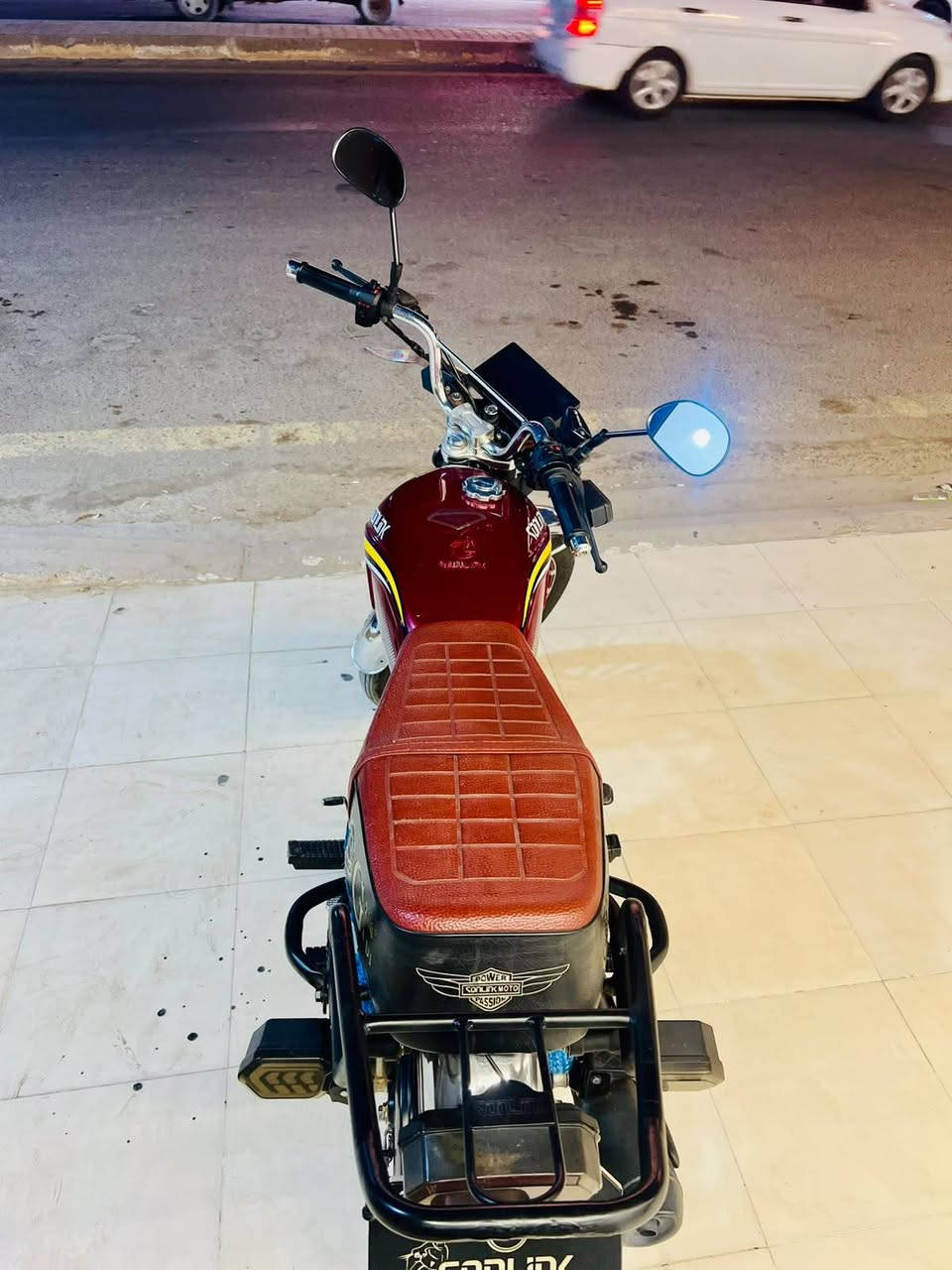 دراجه سونكCBFموديل 2025
مكفوله من كلشي نشاط خير من الله محرك 200CC
تشغيل عل بصمه 
السعر 900وبي مجال 
المكان جويبه
للاستفسار:***********

