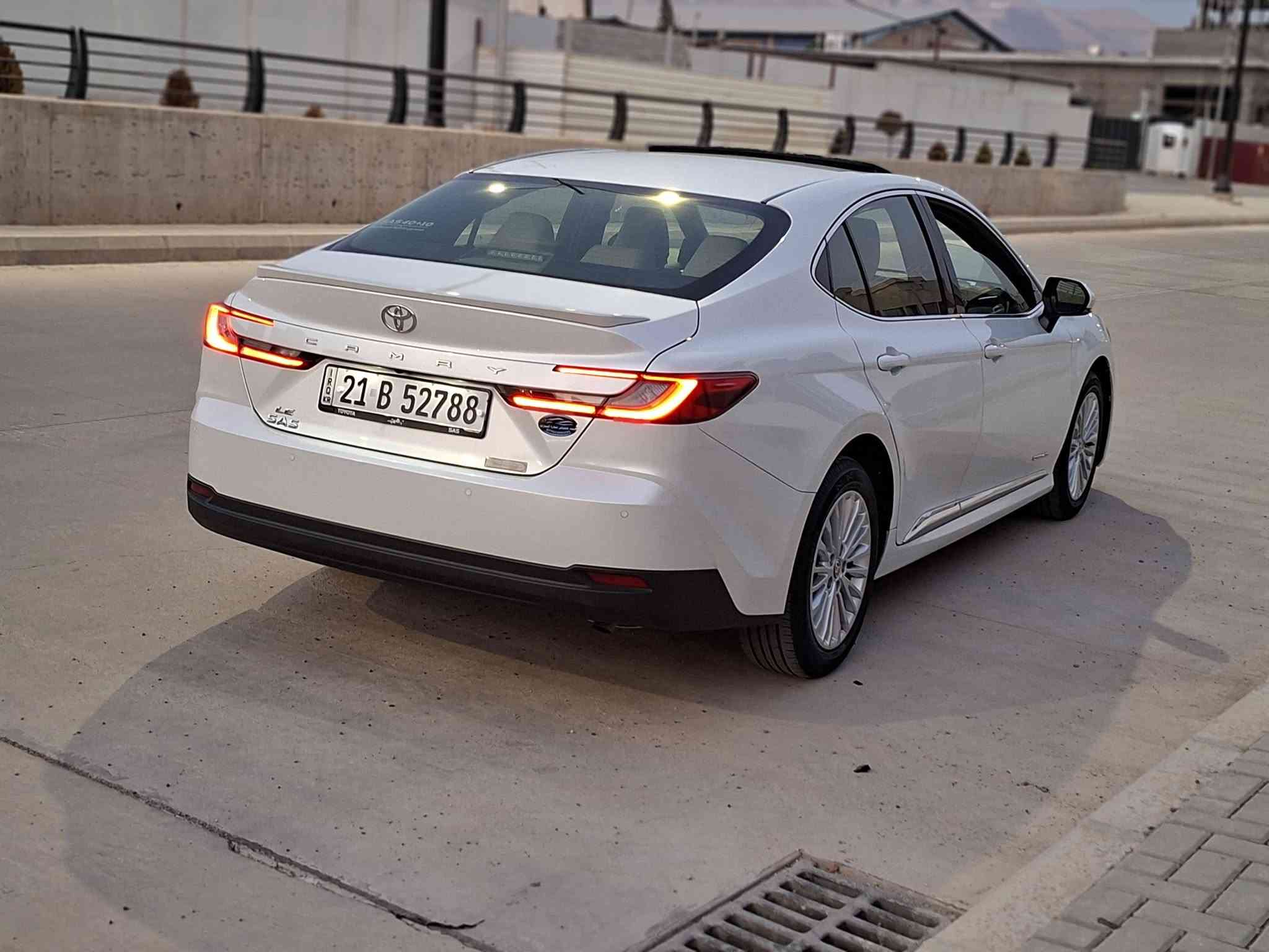 کامری2025LE سفری شە ریکە ی SAS
بە سمە 
60000km
سلایت
کوشن کارە با
حاسە ی پێش و دوا
ڕادار
لایت دە بڵ عە دە سە
شاشە
٤تایە تازە
پە ڵە یە ک بۆیاخی هە یە بە دە رگای دوای سە کن
بە ناوی خۆمە وە یە
شوێن سلیمانی
***********
وەتس ئە پ 
ڤایبە ر
