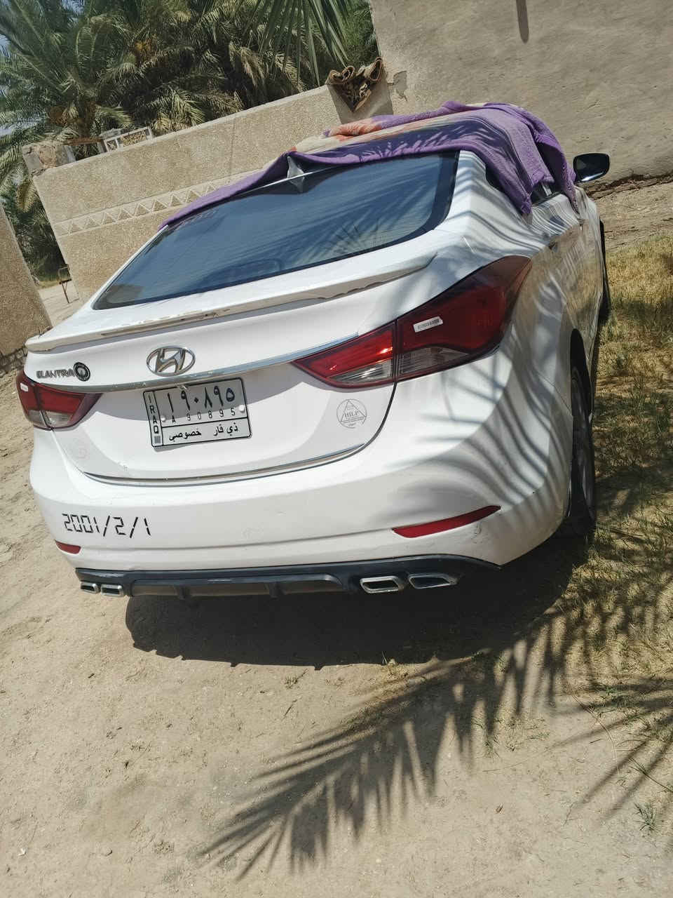 السلام عليكم سياره الانترا 
موديل 16 باسمي مداور ثاني يوم سنويه ل28 محرك شاده قبل شهرين ثاني تبديله دهن ب12 ورقه كير حداديه صار اقل الأسبوع شادلها تواير تبريد منظومه كامله ثلج قطعتين ترايك من البصره لبغداد بيها ضربه عابره باللخد وبيها رشات صبغ بسيطه فقط هايه الضربه بيها السعر 90 وبيها حك الجيه والله العظيم سياره مال جني كلش حلوه نصبه وشكل الشراي يعلق لو يتصل هذا رقمي ***********
