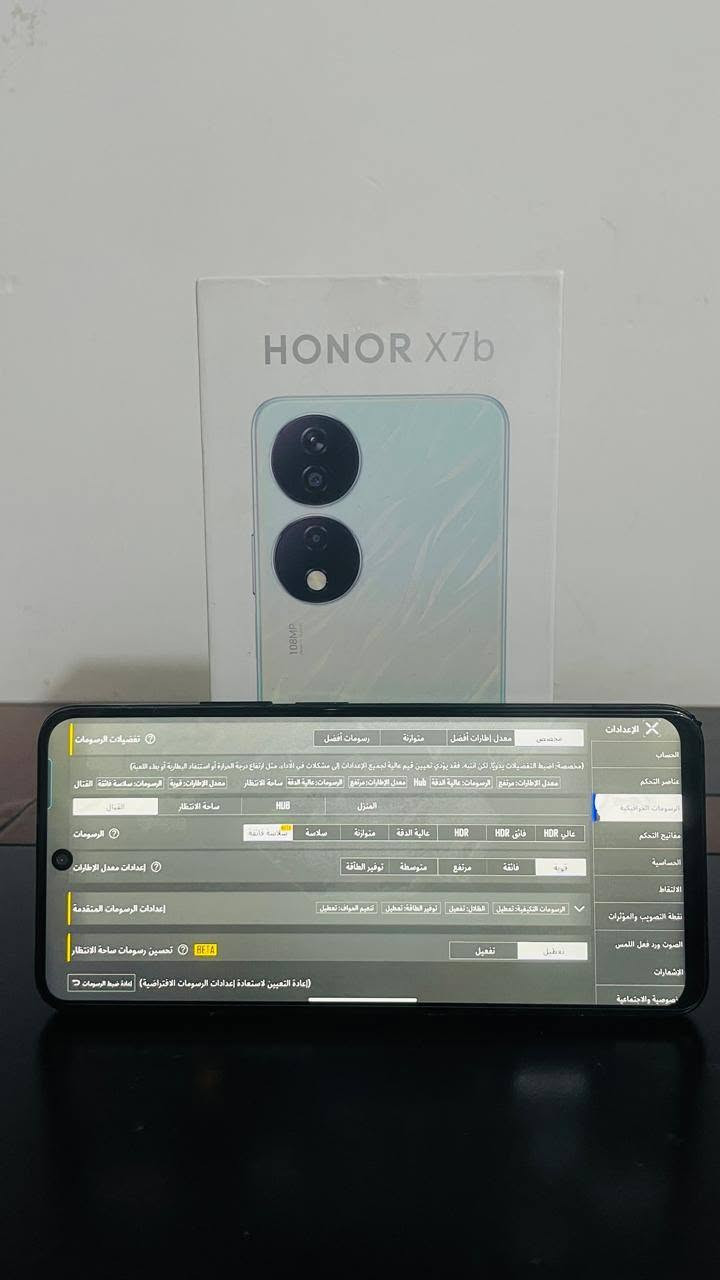 السلام عليكم شباب.. عندي جهاز (Honor X7b) للبيع أو المراوس،

 الجهاز بنظافة ممتازة جداً من الداخل والخارج وما بيه أي شلوخ أو ضربات بالشاصي.👍🏼

الملاحظات للأمانة أمام الله:الجهاز مفتوح الظهر فقط لتبديل زجاجة الكاميرا الخارجية (والكاميرا تصويرها شغال تمام).👍🏼

مبدل شاشة أصلية 100% (ألوان ولمس بلاد وسريع جداً والخدوش اللي تشوفوها بالصورة هي فقط باللاصق الخارجي يعني الشاشة جوة جديدة).❤️‍🔥🔥

الجهاز وحش بالبطارية والأداء،🔥

 ويجي وياه كامل ملحقاته (الكرتونة والشاحن الأصلي مالته).👍🏼

الموقع: بغداد / الأعظمية - السبع أبكار (قريب من ديوان الوقف السني).📍

البيع لأعلى سعر، أو للمراوسة بـ (Poco X6 Pro) 
 مستعمل ونظيف مع دفع الفرق المناسب🔥

💵السعر:(100،000الف دينار🔒)💵

🔴🔴للطلب او الأستفسار (***********)🔴🔴

يوجد توصيل لجميع محافضات العراق📦

📦التوصيل 5،000دينار عراقي📦

