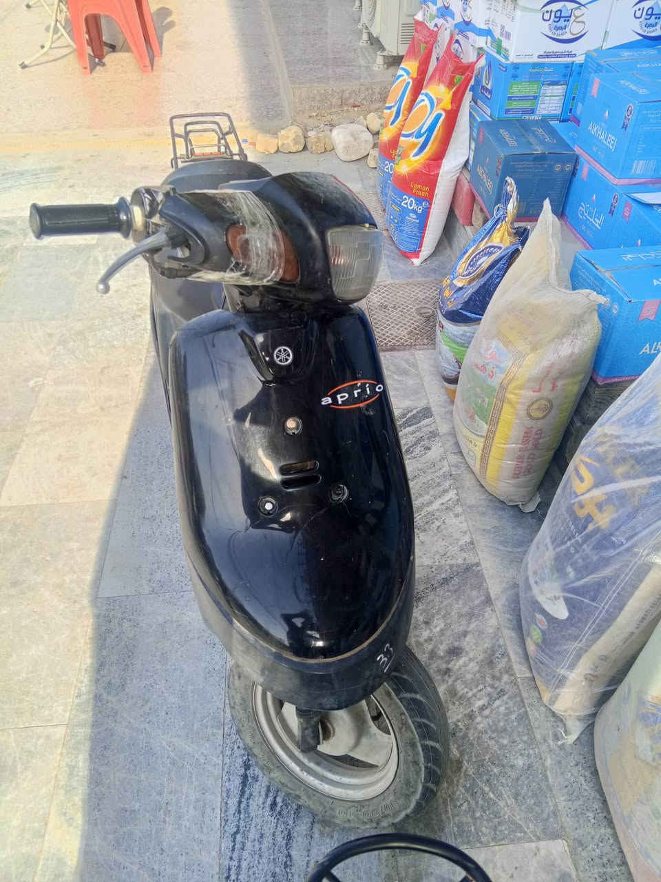 سلام عليكم عندي دراجة بتره 2خط للبيع 
سعر 450وبيه مجال 
ملاحظة/دراجة ما مفتوحة ولا مبدل بيه شي
***********
