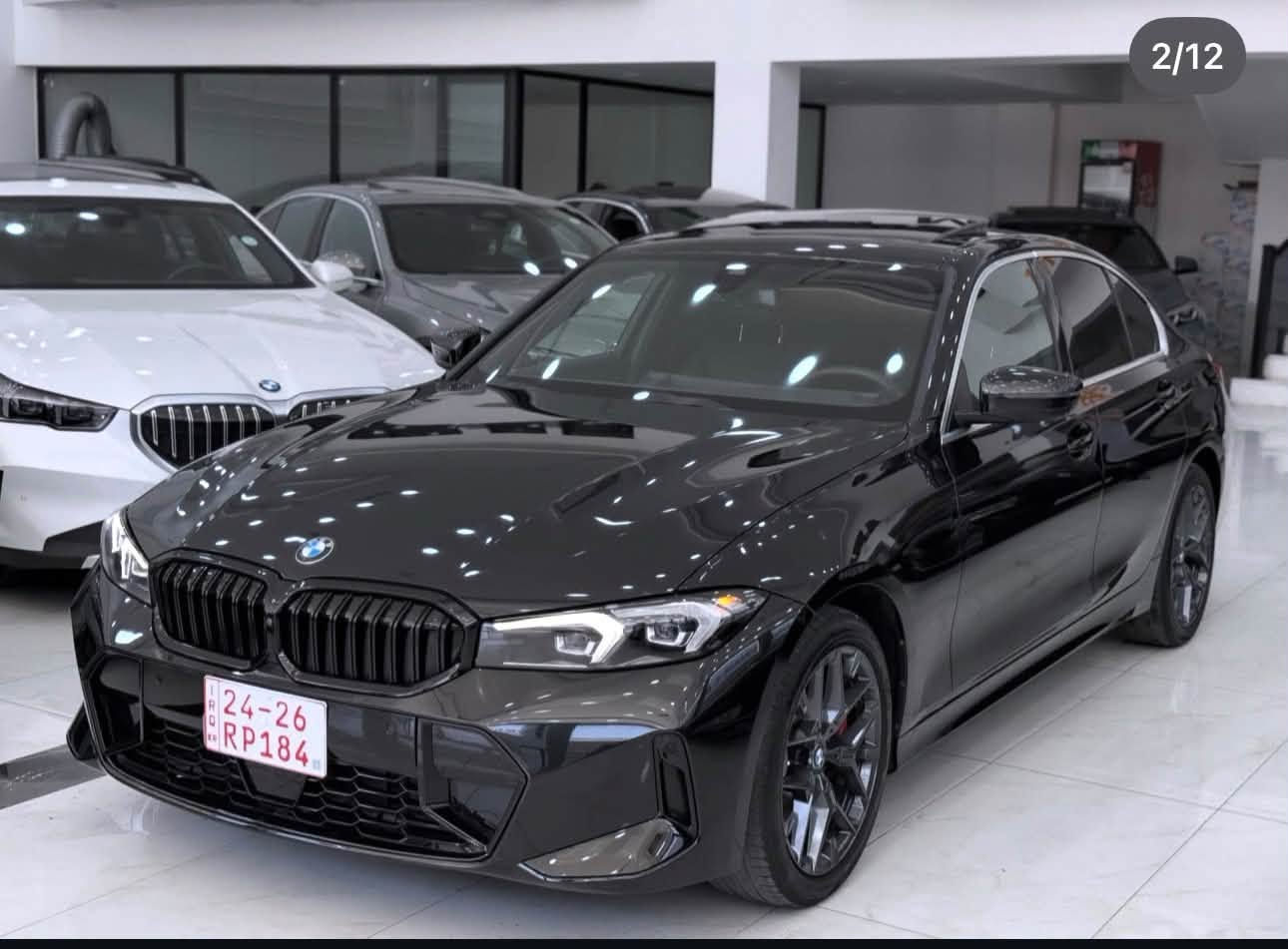 بي ام دبليو 330i 
موديل2025 
حجم محرك 4 سلندر توين توربو
العداد / ماشية 30الف فقط

فول مواصفات
٥ كاميرات 
اوتوپارك
صندوق شفط
تشغيل عن بعد
 فتحه سلايد روف
مري شفط مع اشاير بالمري
 مرايه جانبيه والوسط نوع Auto Dim
لون اسود
 4 ابواب بصمه
ماوس للتحكم
 كشنات اماميه كهرباء هيتر
كاميرا خلفي
 حساسات خلفي و امامي 360 درجة
كشنات جلد
 لايتات عدسة زينون
بك لايت ليد
 داخل 12 لون
حساس مطر اتوماتيك
 رادار مرايا امامي و خلفي
تبريد قطعتين
 مرايا كهربائية
هاند بريك كهربائي Auto hold
 لايت عدسه متحرك مع الستيرن
رادار امامي وخلفي وجانبي ومانع اصطدام توقف ذاتي ، نظام القيادة الذاتية ACC، نظام منع الخروج عن المسار LKA
 نظام النقطة العمياء BSA

 ECO pro نظام
Confort
Sport
sport plus+
الطرر  شبر جملغ ورا PDR

 ايرباك سيستم مرجع 
شركة بشرط الفحص    
   3MW69CW01S8E98997
مكان السياره -دهوك
السعر 310$ بي مجال
***********

نص مكتوب في الصور:
- 2/12
- 3/12
- 4/12
- 5/12