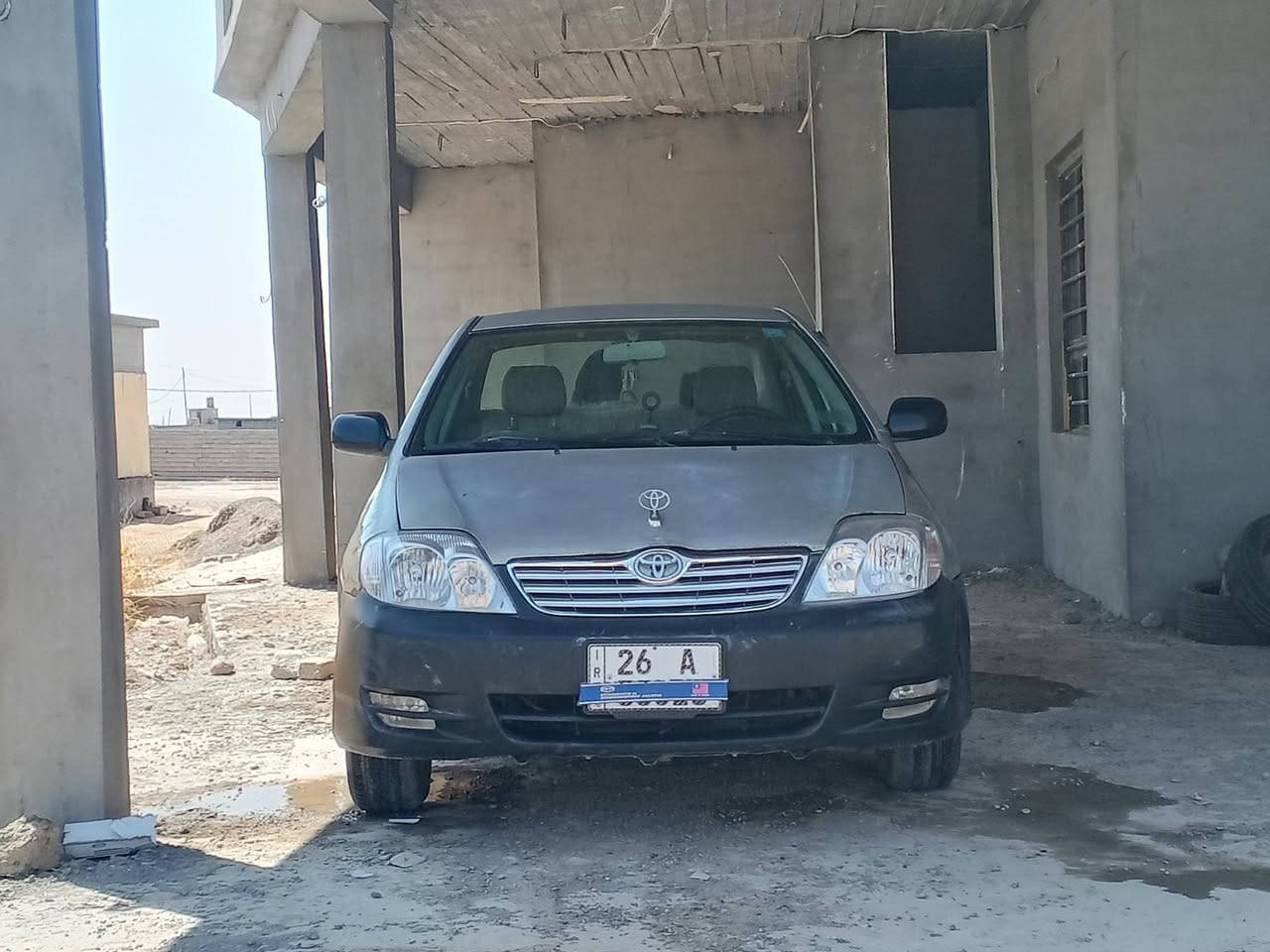 السلام عليكم ورحمة الله وبركاته كورلا بيكاتش 2001 بدون ضرر بس جارده محرك گير صدر تايرات تبريد كل شرط بس گير عادي رقم صلاح الدين دولي تحويل مباشر سنويه 29 كابون بانزين سياره حلوه حيل سعر السيارة 52بيها مجال رقم الهاتف *********** الموقع الزاب قرية اشريعه حي الله الگرايب
