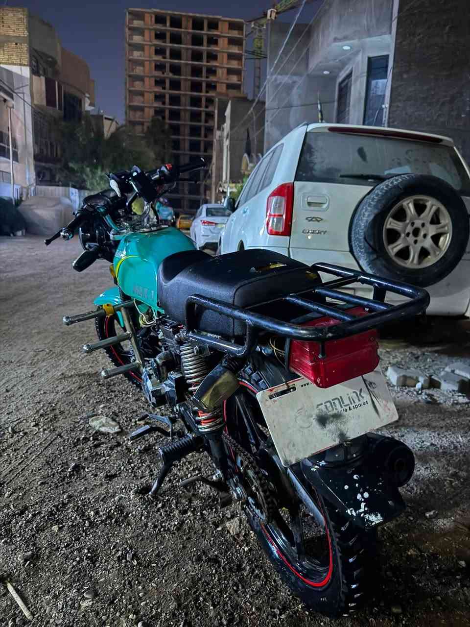 سلام عليكم دراجه سونليك ماكس  مديل24 طالعه ب25 دراجه مالتي لستخدام شخصي ماشيه 20 الف  كير ومحرك كله نضيفه تجي تفحص وشوف نقصها بس باتري كاعد  جيب باتري وافحص السلف وبيها جهاز حمايه وشتغيل عن بعد واطفاء  الكفر واكع الي من جه الباتري سعرها 700 دراجه كلش نضيفه  جنت ااروح ورجع للكليه بيها رقم الواتساب *********** مكاني بغداد
