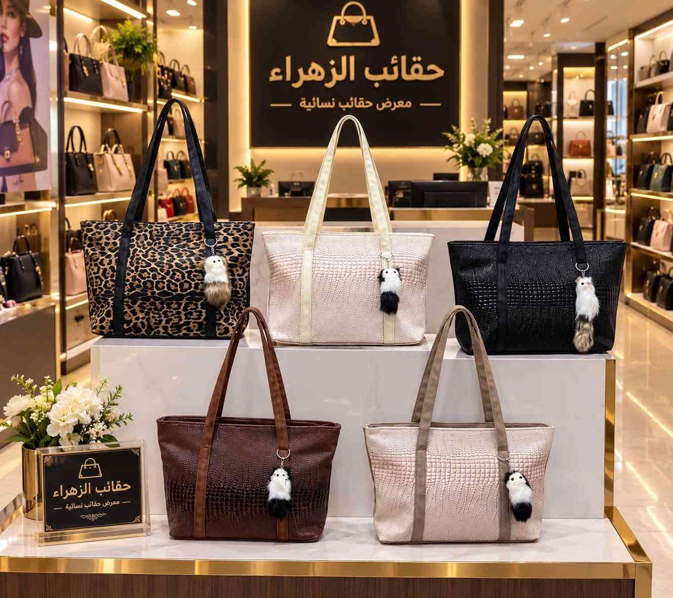 كوليكشن جديد من الحقائب النسائية الرائعة كوالتي عالي جملة فقط للحجز يرجى مراسلة الصفحة 📩📩
او الاتصال على الهاتف ☎️☎️☎️*********** واتساب
يوجد توصيل كافة محافظات العراق 🚕🚕

نص مكتوب في الصور:
- حقائب الزهراء أناقة تدوم .. وجودة بتعبر عنك لمسة فخامة خامة مميزة تصاميم راقية جودة عالية اختاري تميزك كل حقيبة ... تحكي عن ذوقك