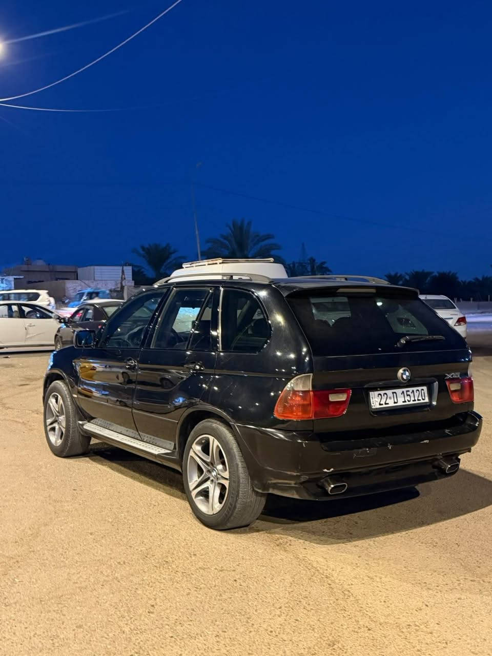 X5 بيئم موديل ٢٠٠٥ 
أعلى مواصفات مكفولة من حادث او صيغ او تبديل محرك كير تبريد كهربائيات كلها شغالة وجاهزة ومضمونة محرك ٦سلندر مسكر فانوس دوشمة جلد تحكمات ستيرن وكشنات بنروما لدات حساسات السعر ٨٠$ العنوان بغداد الجزيرة السياحية الهاتف *********** رقم شمالي الجديد
